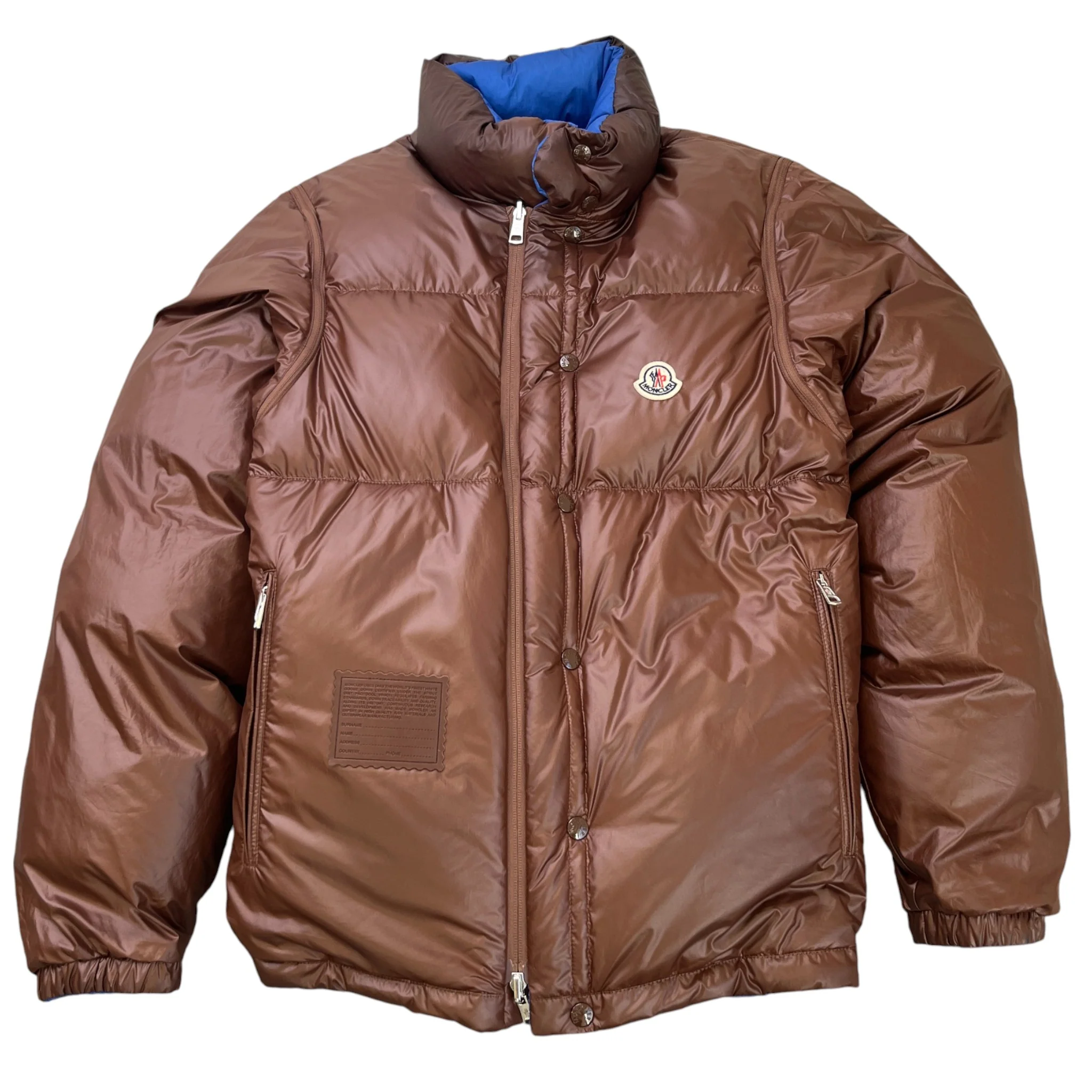 Men's Verone Reversible Down Jacket Blue Size 4 / XL - Image 2