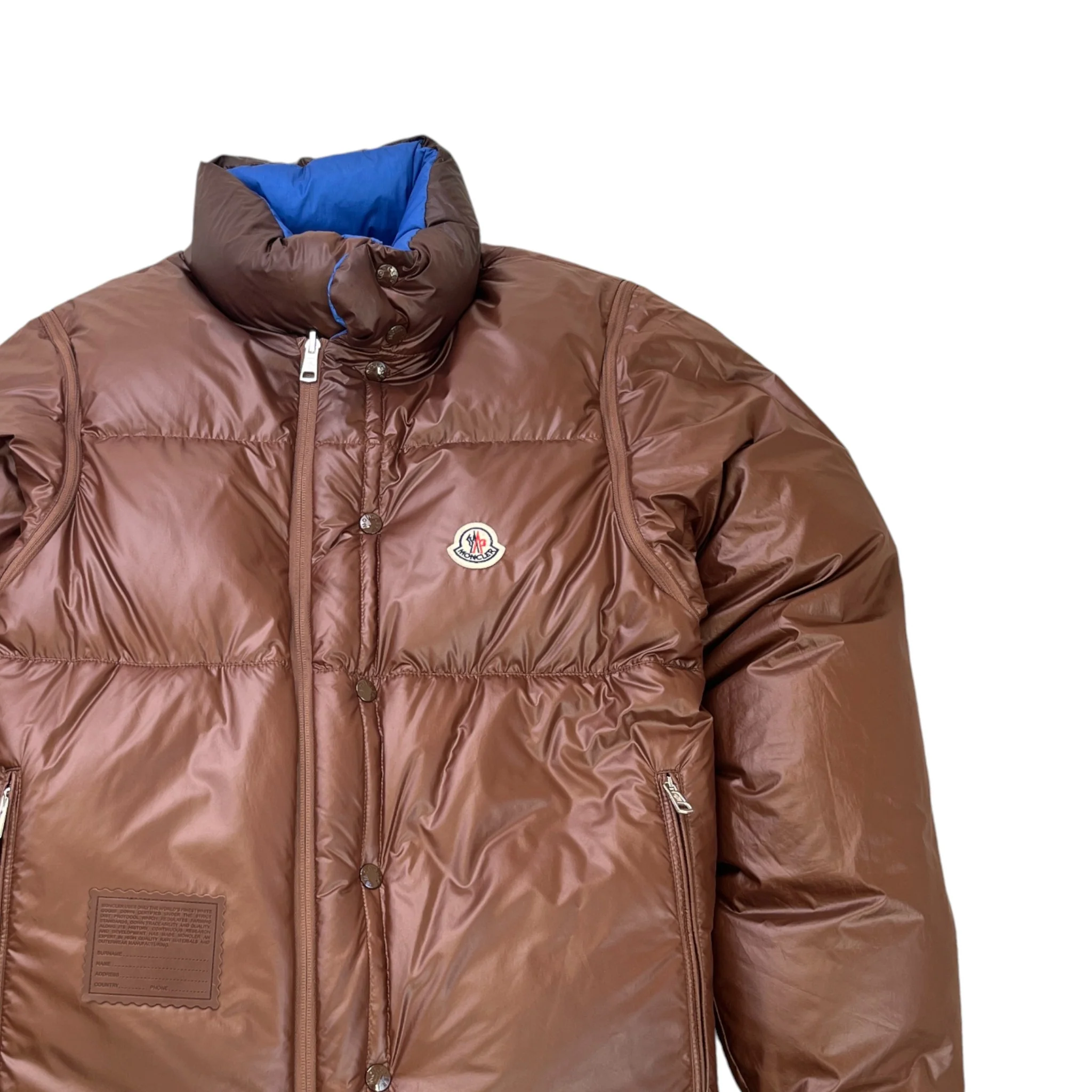 Men's Verone Reversible Down Jacket Blue Size 4 / XL - Image 6