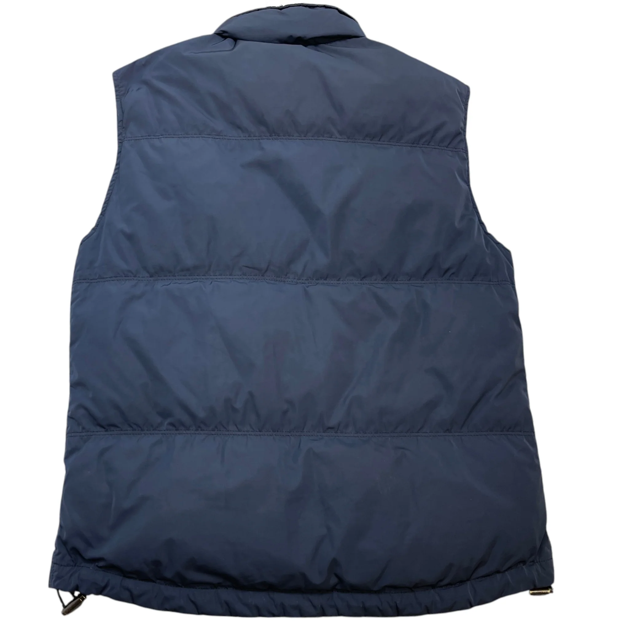 Men's Vintage Check Gilet Navy Size M - Image 2