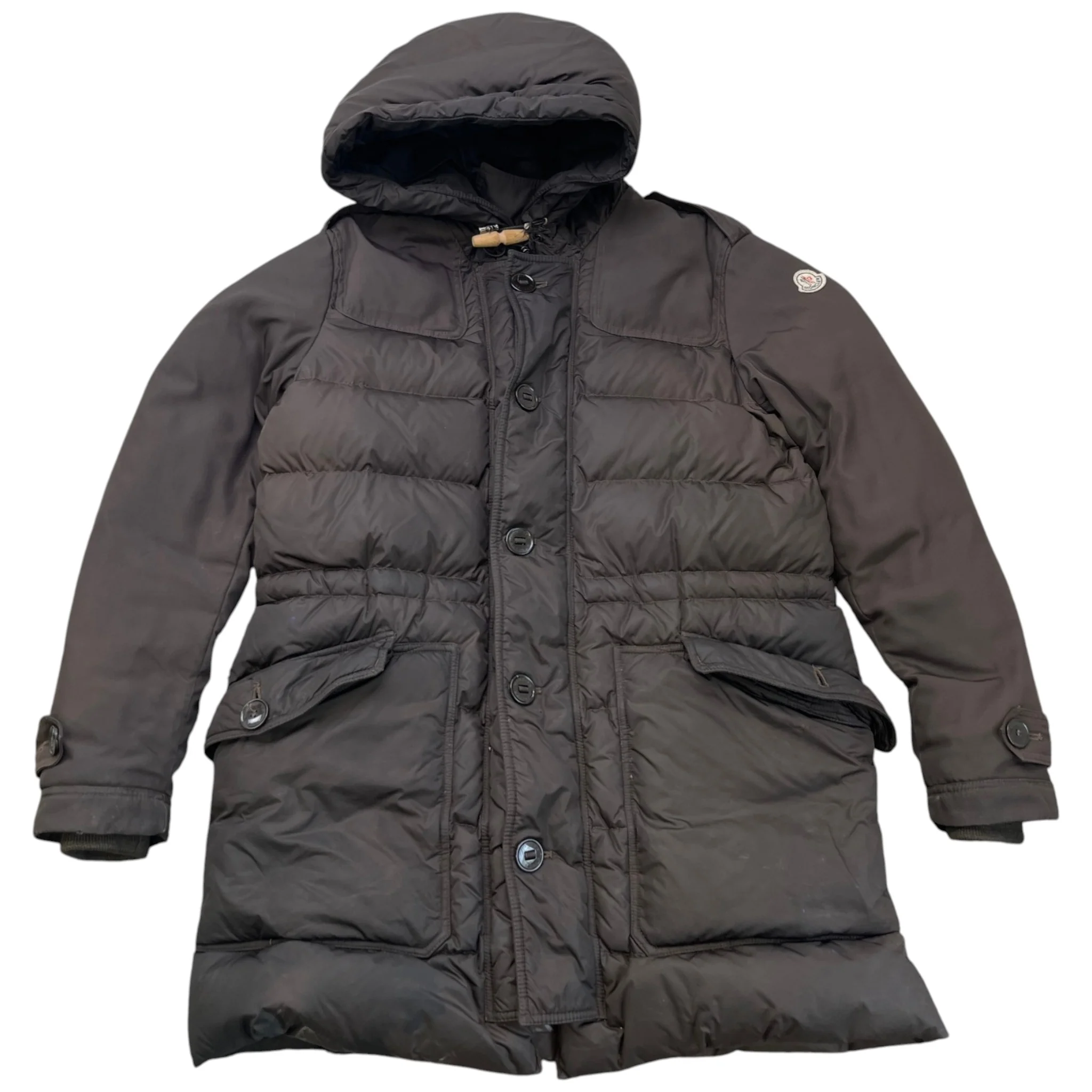 Men's Voiron Down Jacket Brown Size 4 / XL