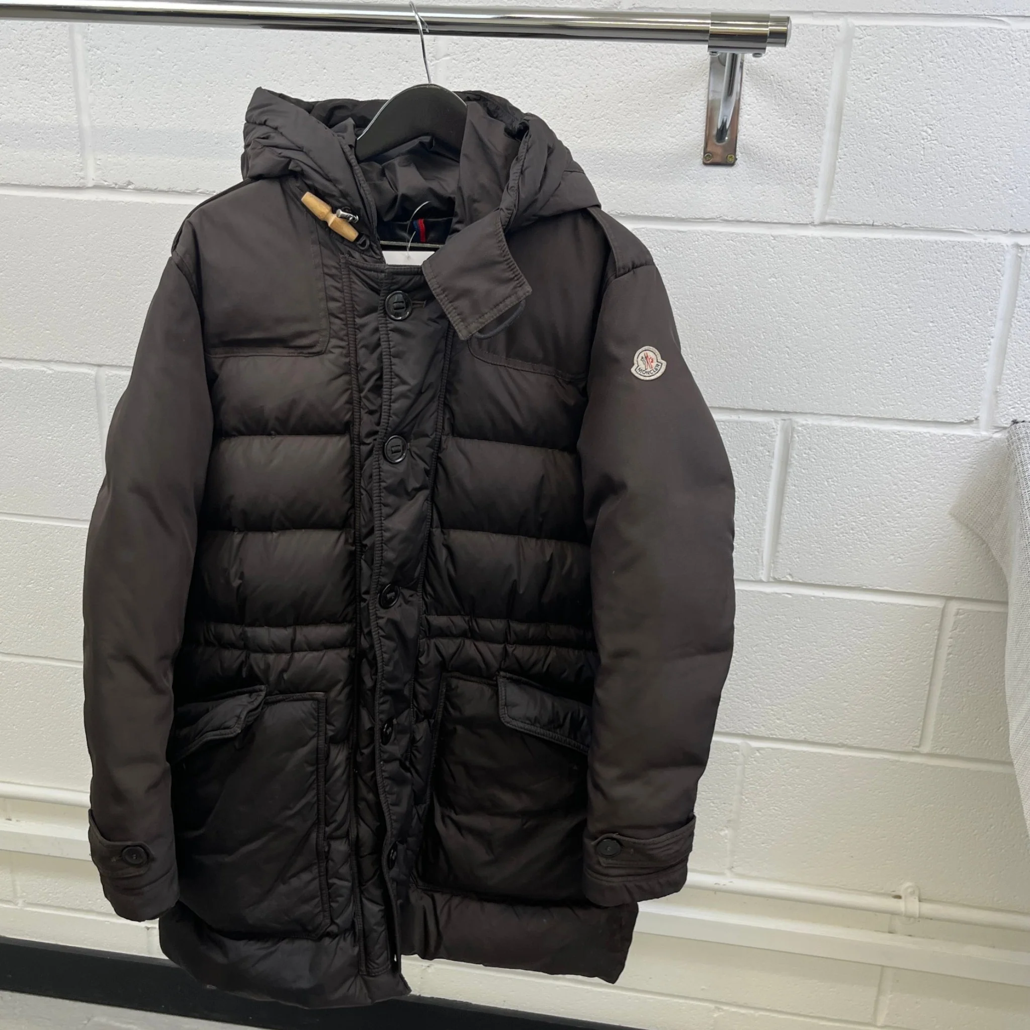 Men's Voiron Down Jacket Brown Size 4 / XL - Image 11