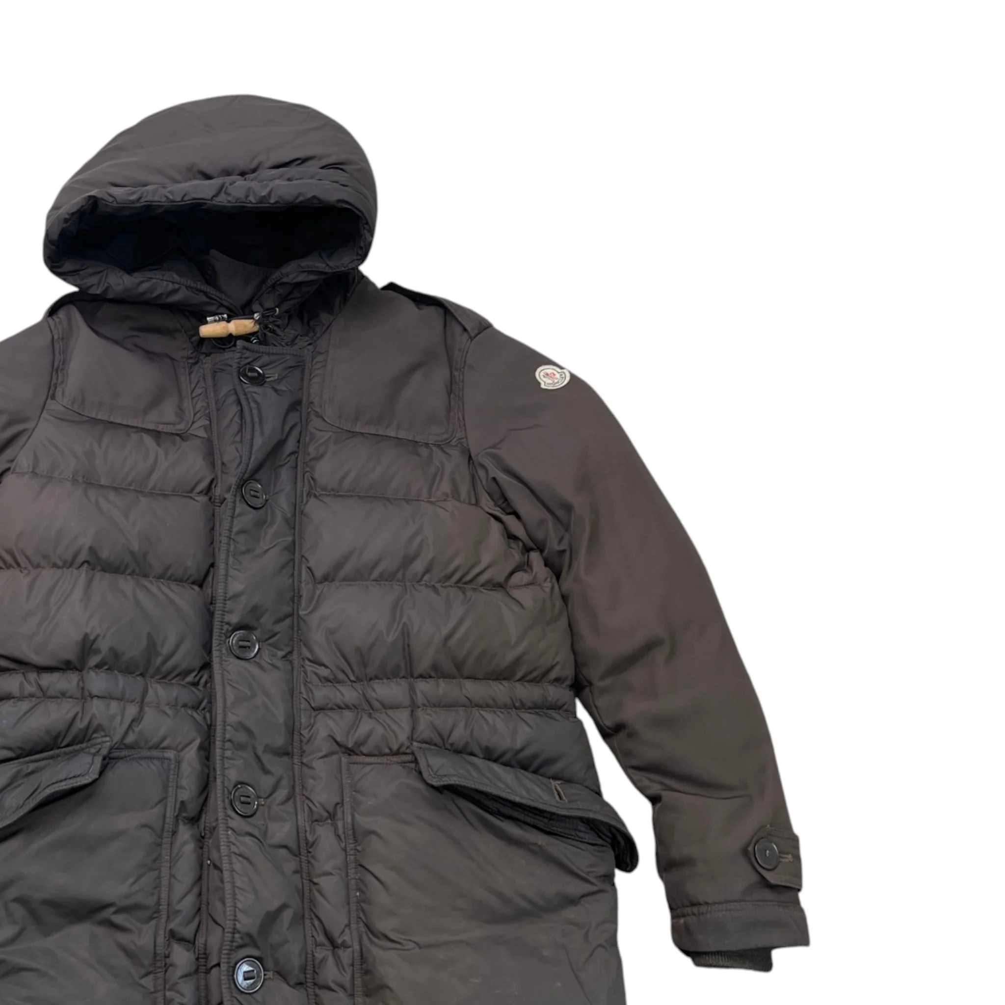 Men's Voiron Down Jacket Brown Size 4 / XL - Image 3