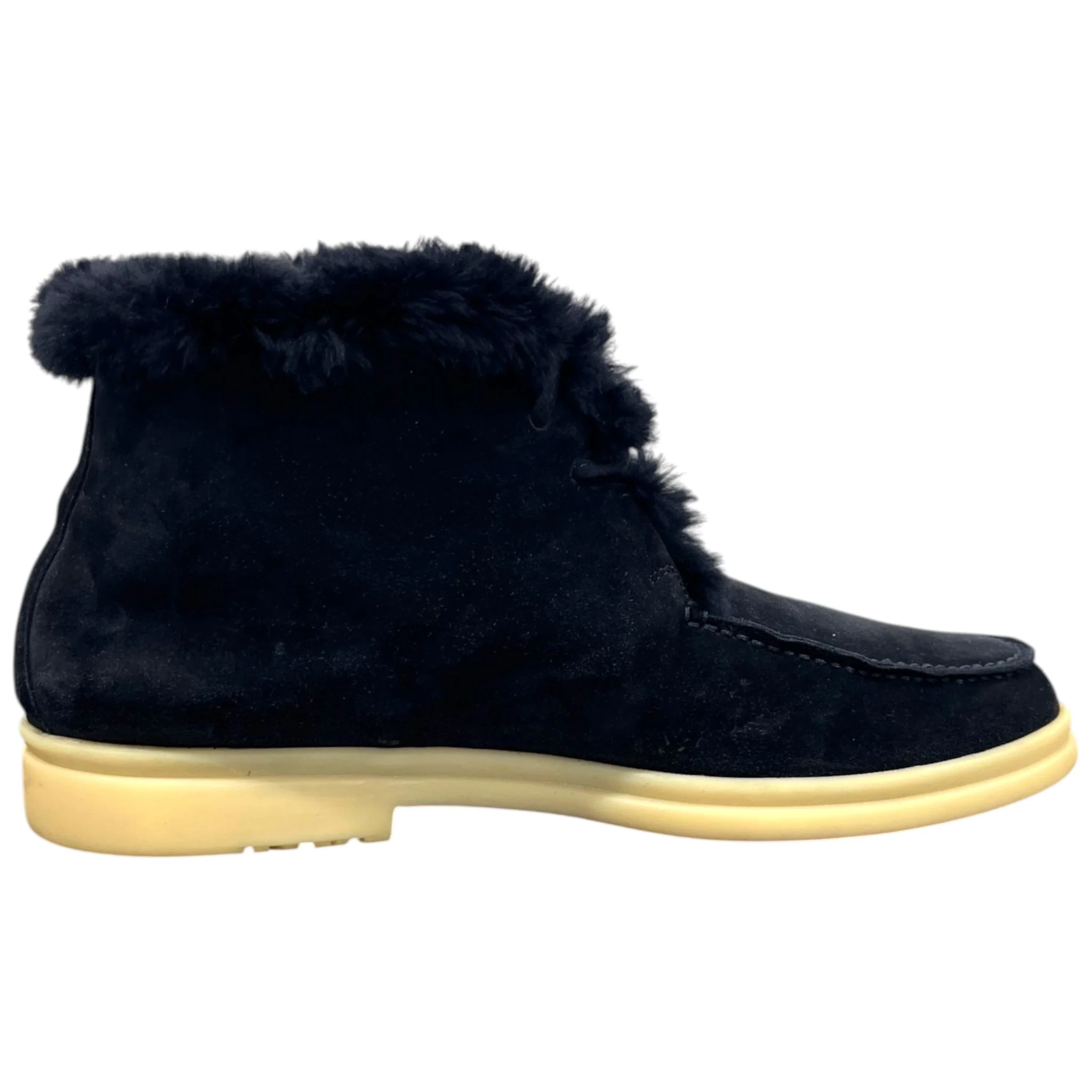 Men's Walk And Walk Fur Lined Boots Navy Size EU 40 / UK 6 - Image 4