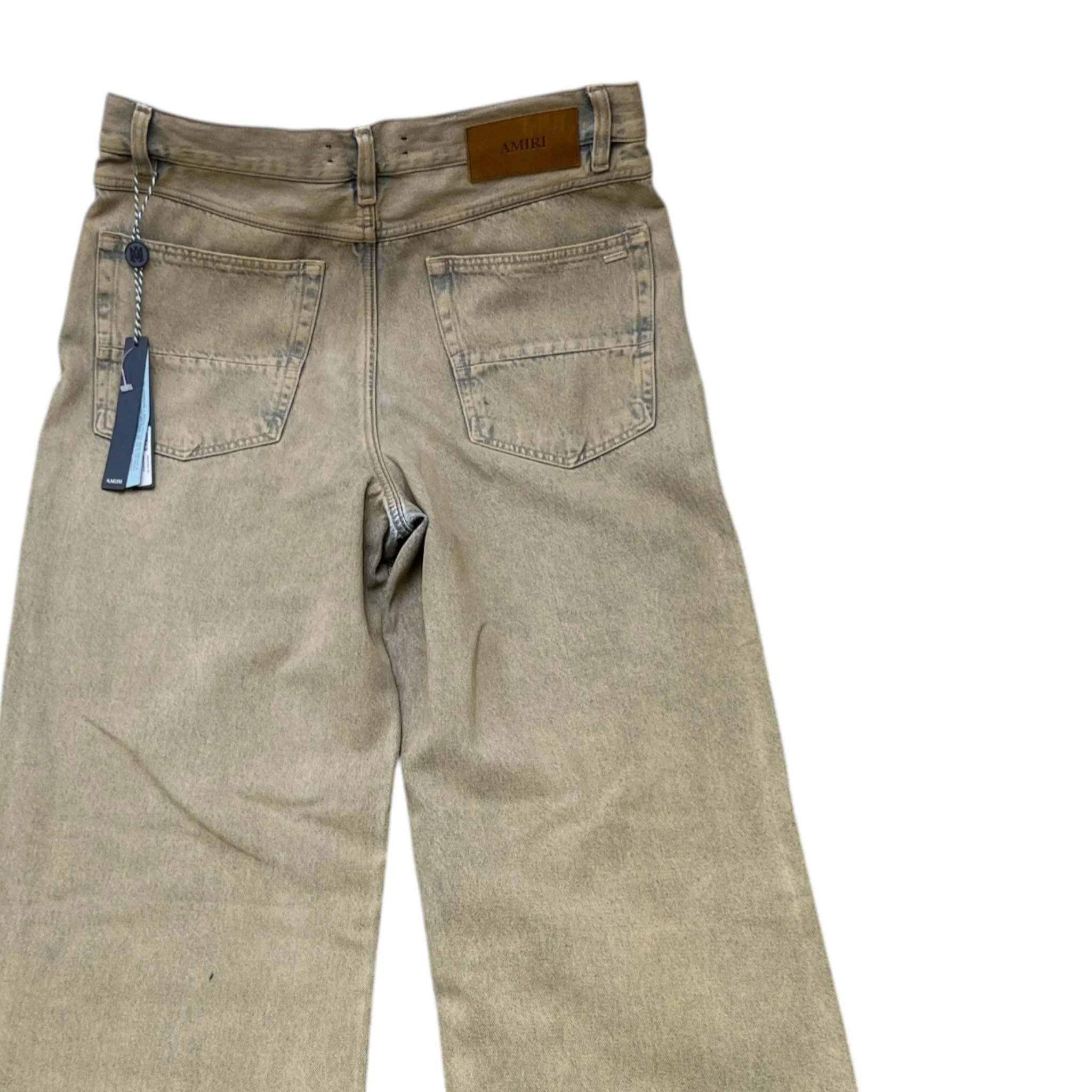 Men's Washed Baggy Jeans Blue Size Waist 32" - Image 4