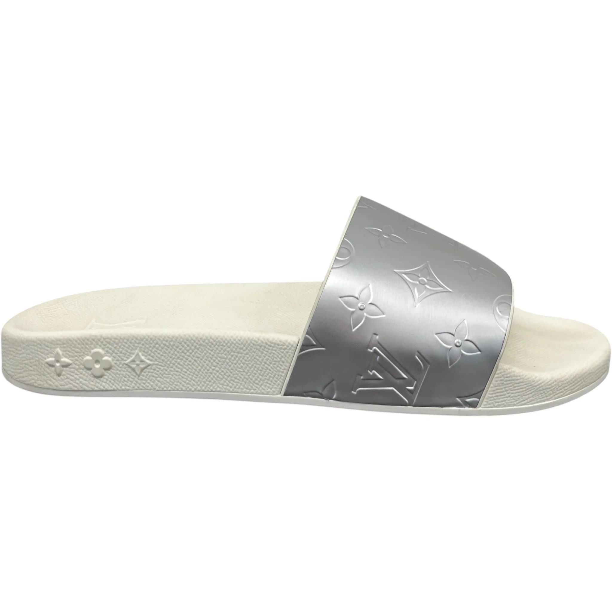Men's Waterfront Mules Slides Silver Size EU 41 / UK 7