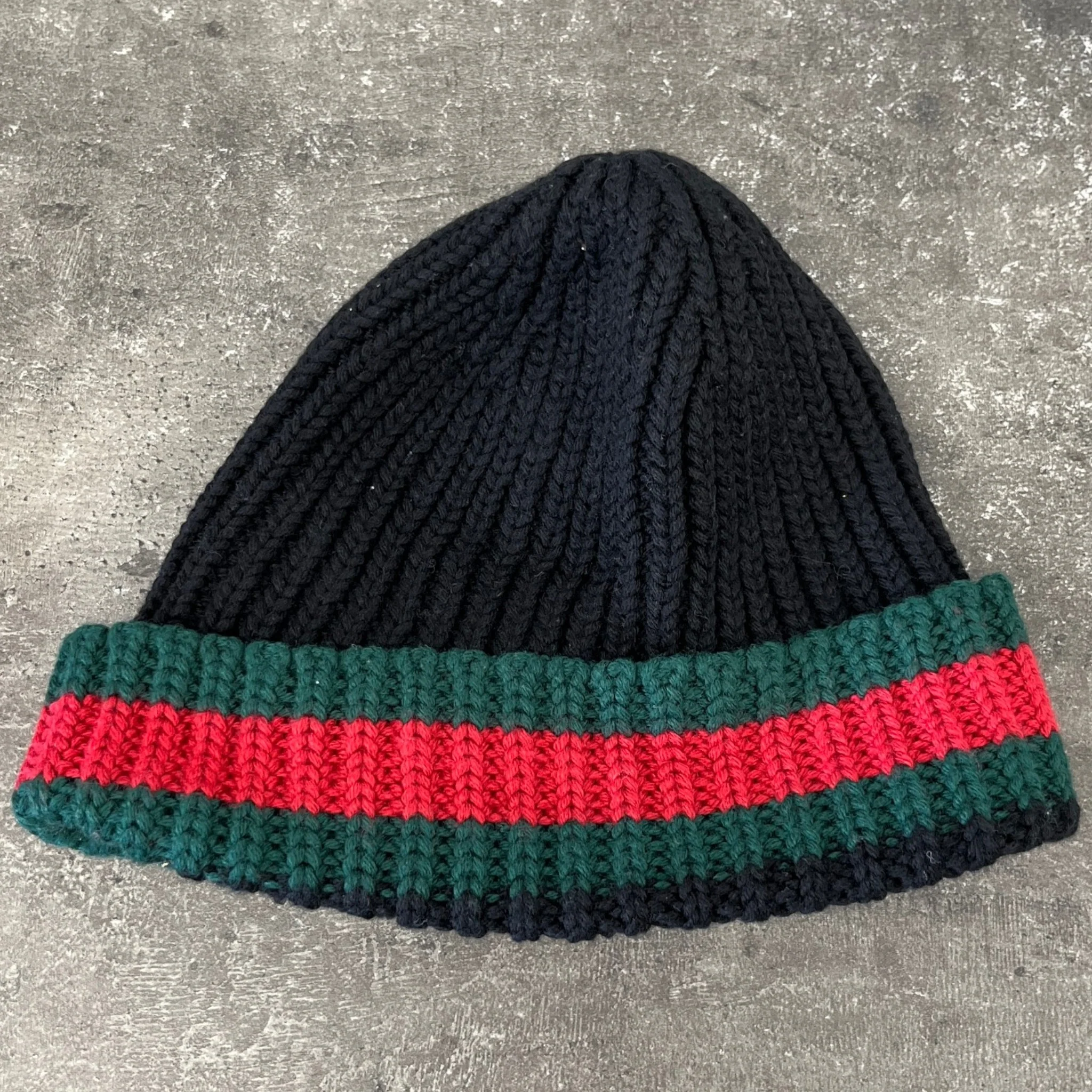 Men's Web Hem Hat Black Size M - Image 7