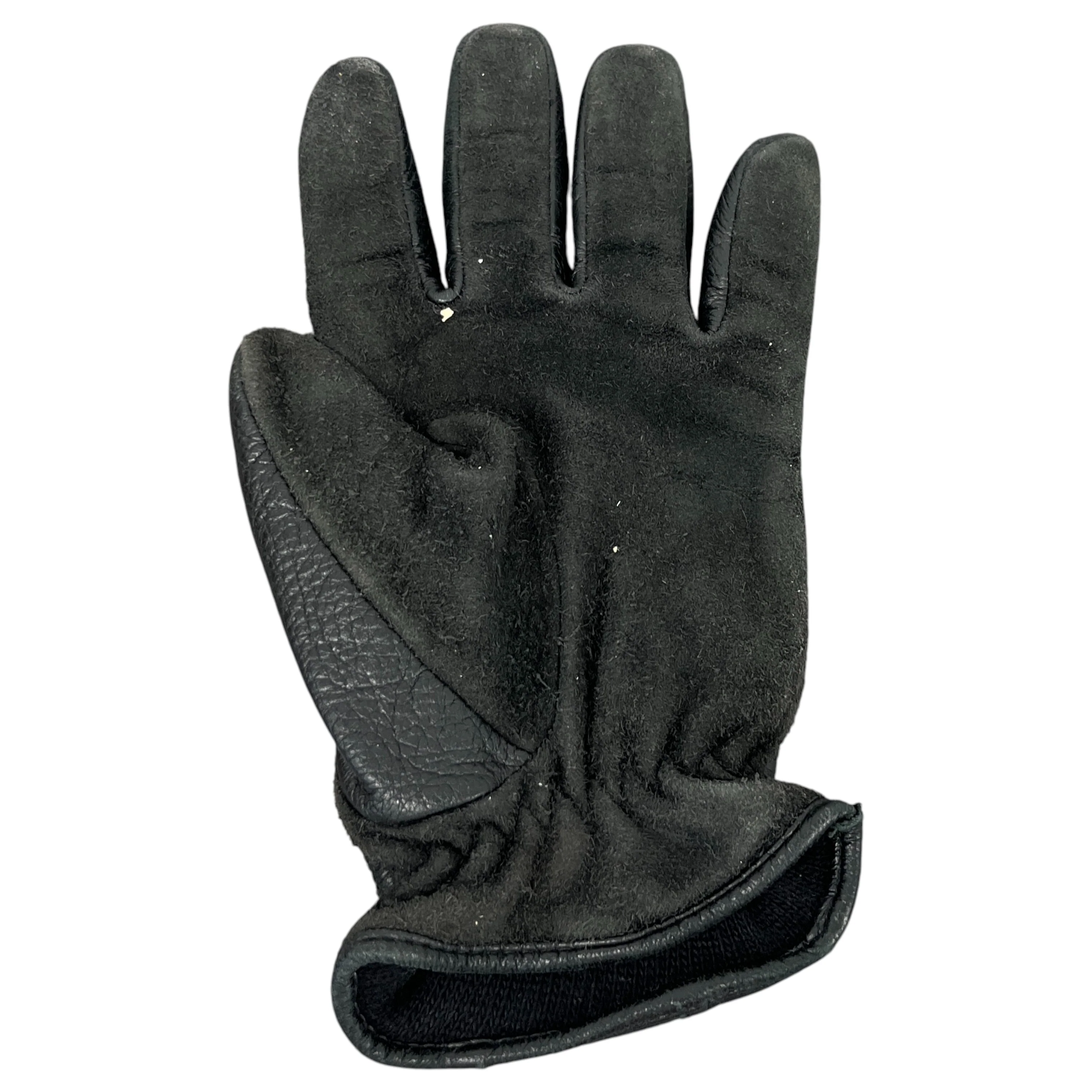 Men's Web Stripe Gloves Black - Image 5