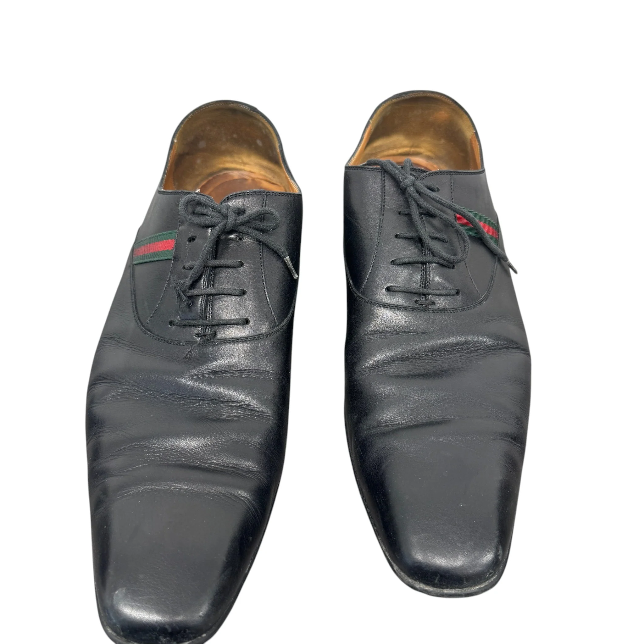 Men's Web Stripe Hebron Loafers Black Size EU 45.5 / UK 11.5 - Image 6