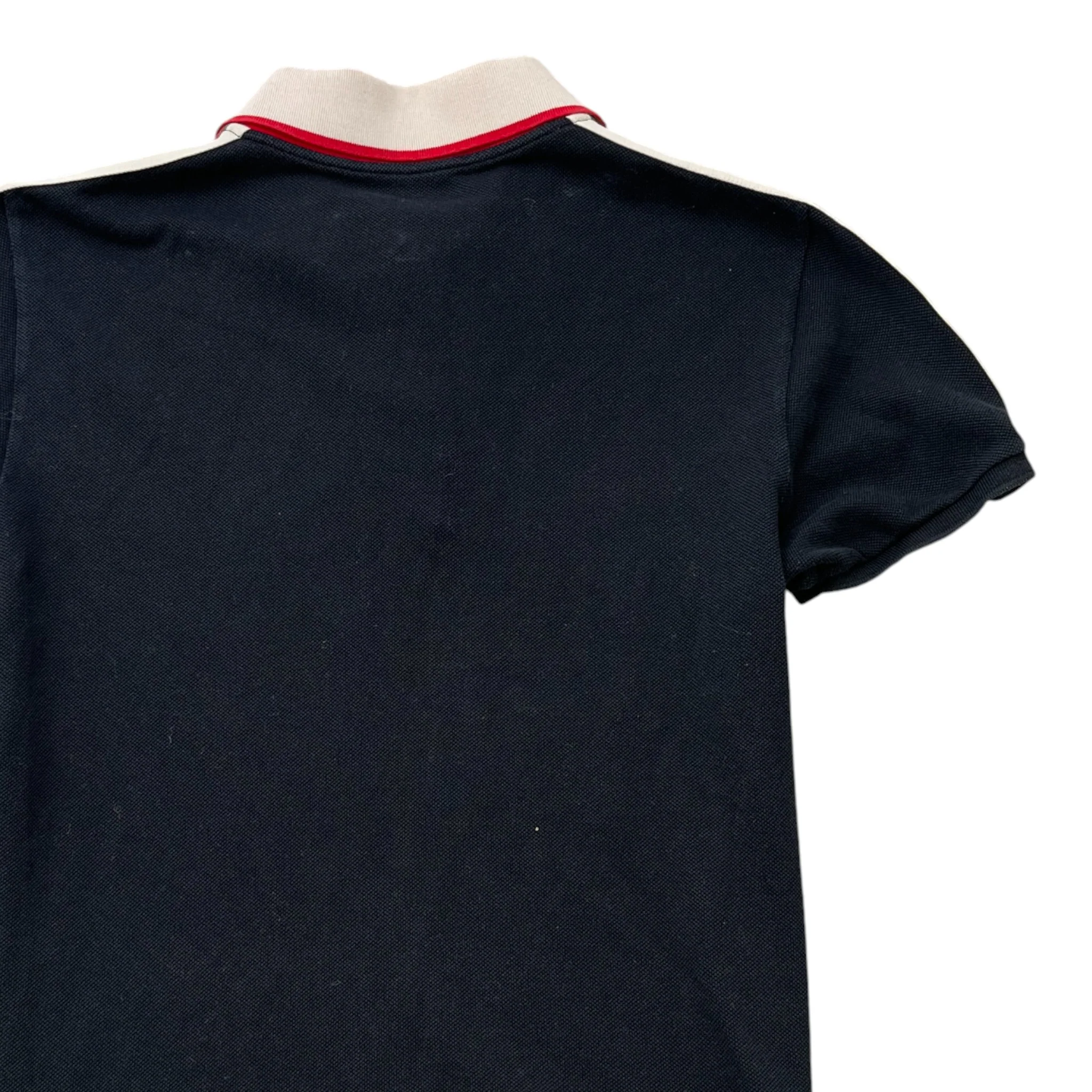 Men's Web Tape Polo Shirt Black Size L - Image 4