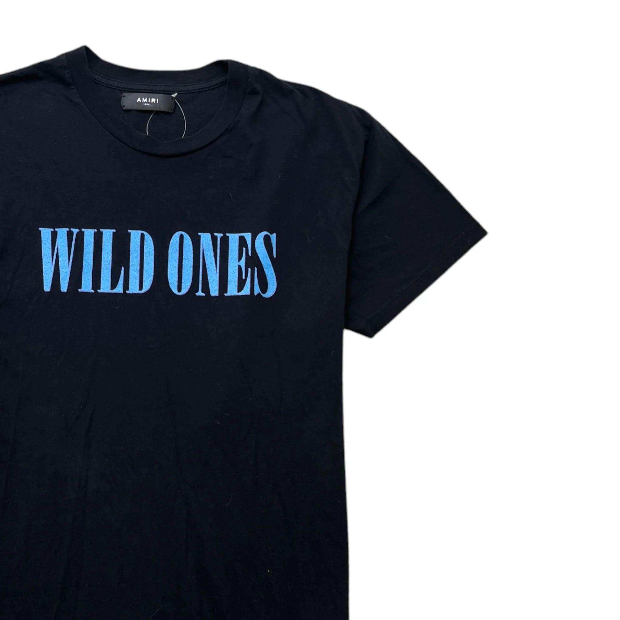 Men's Wild Ones Logo Print T-Shirt Black Size S - Image 3