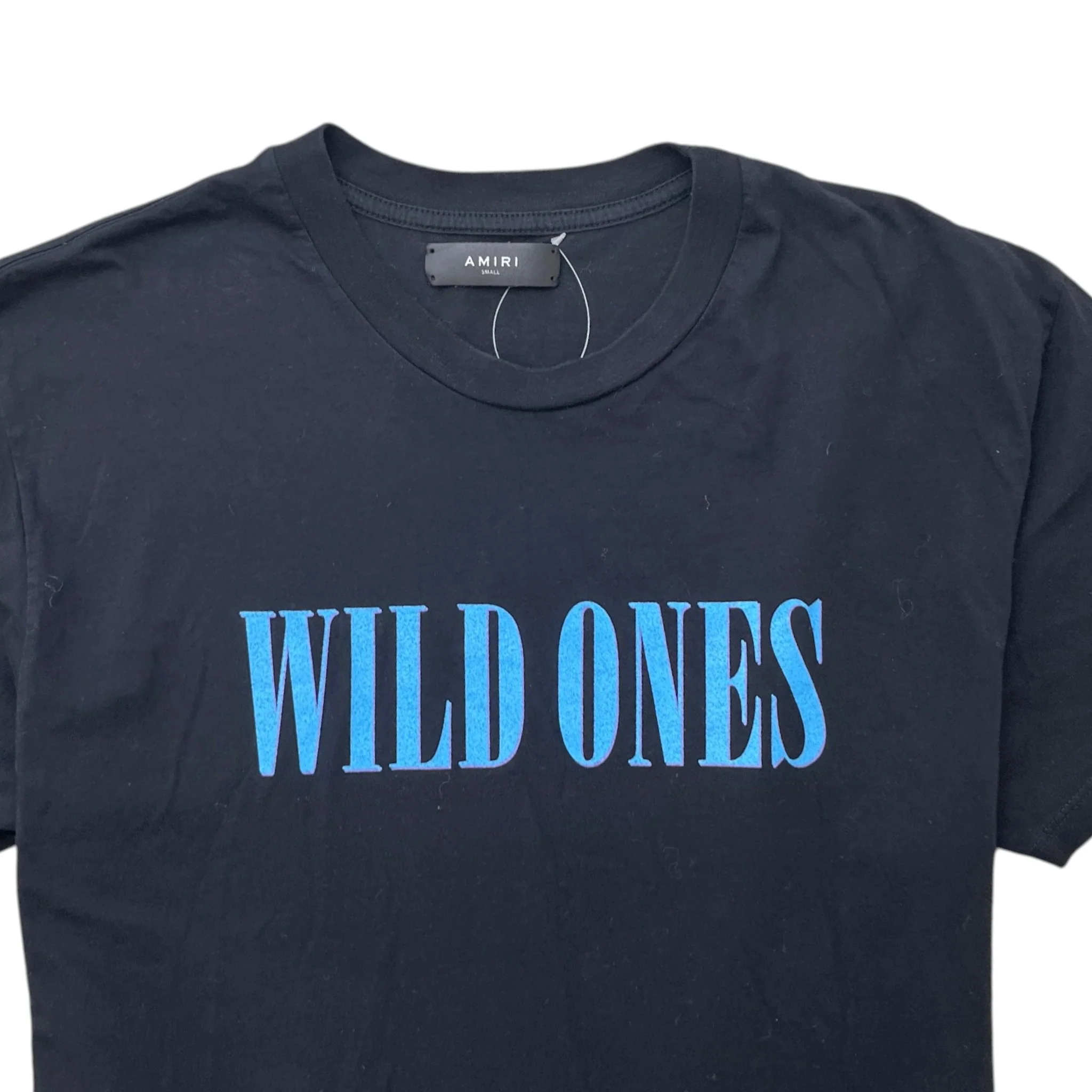 Men's Wild Ones Logo Print T-Shirt Black Size S - Image 5
