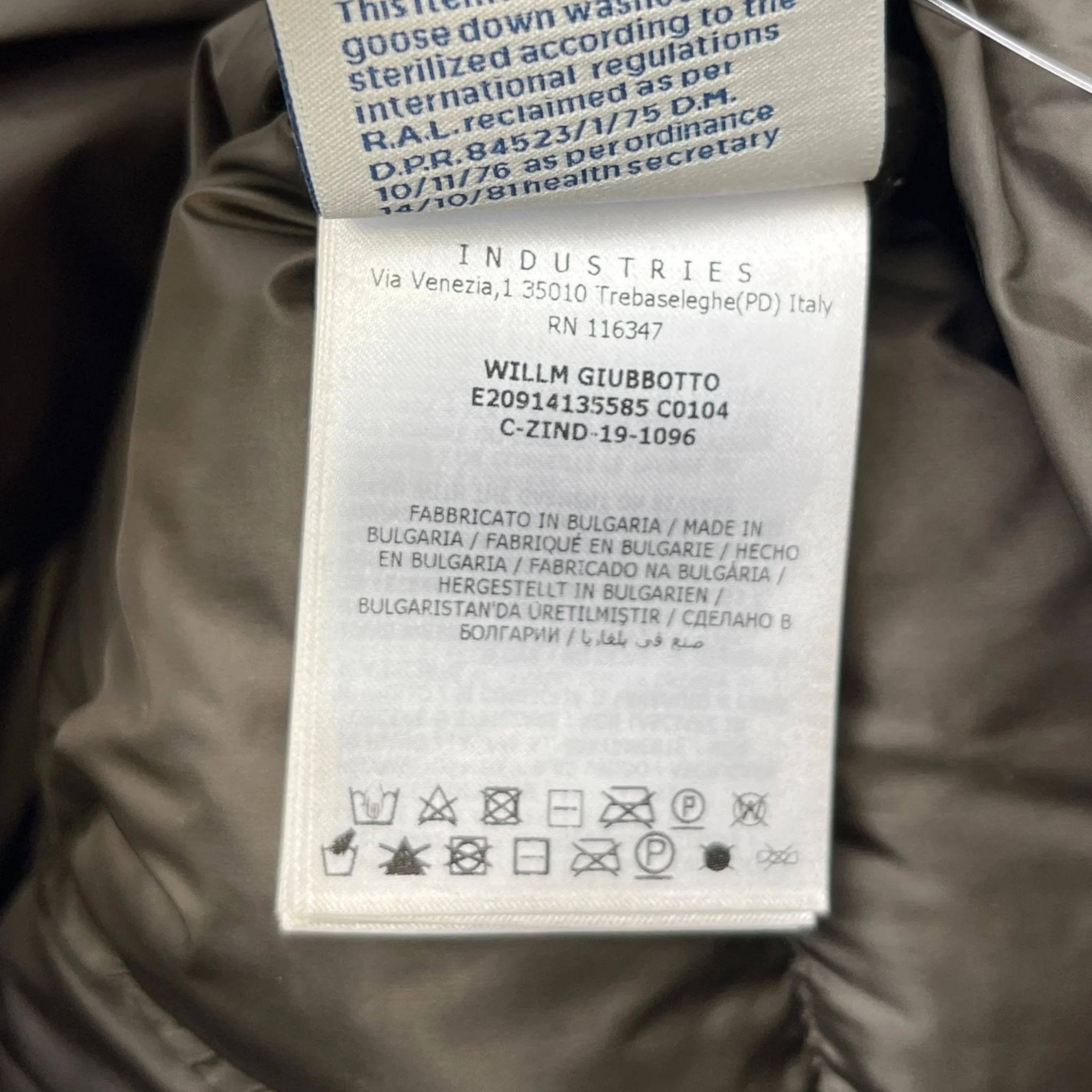 Men's Willm Down Jacket Brown Size 7 / XXXXL - Image 8