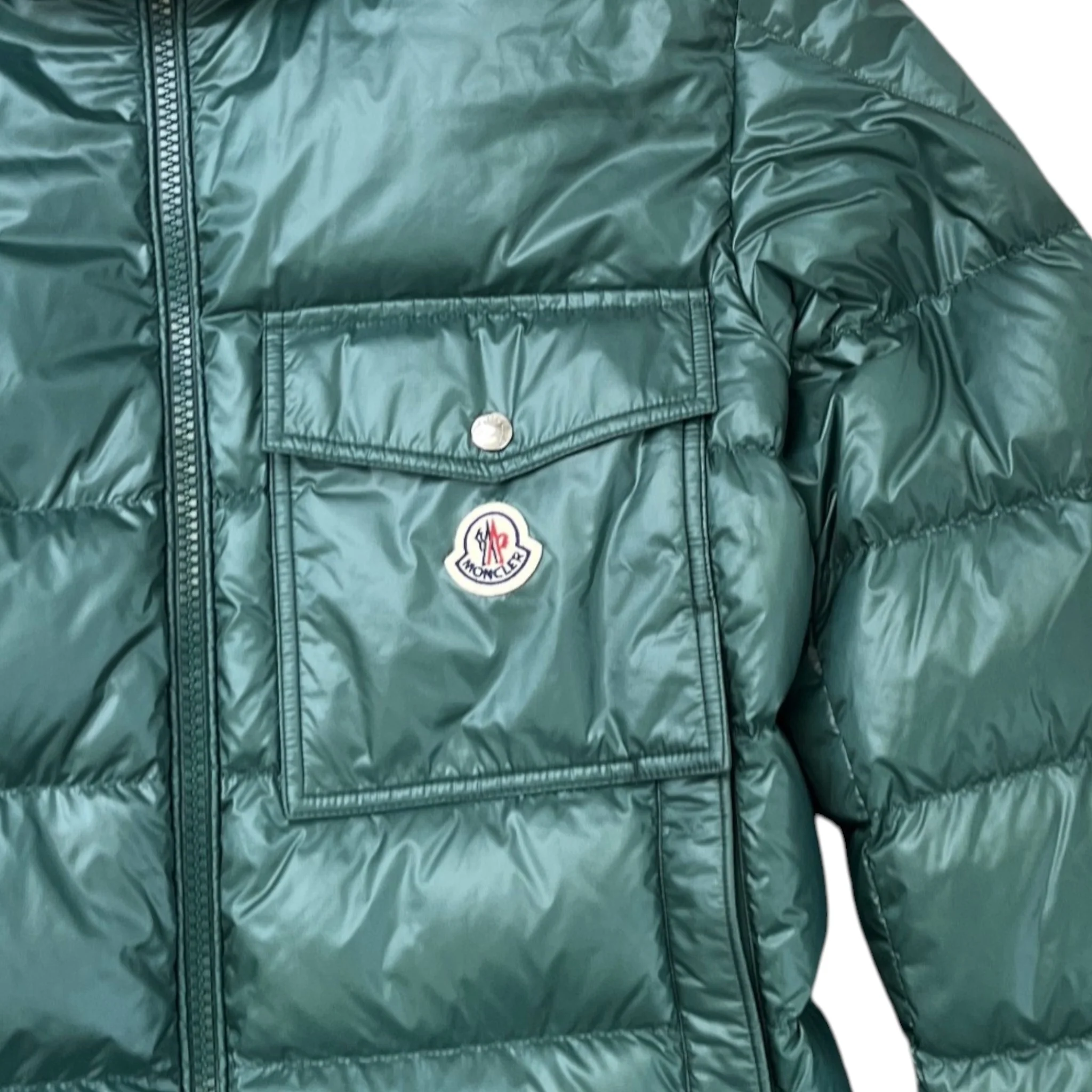 Men's Wollaston Down Jacket Green Size 4 / XL - Image 5