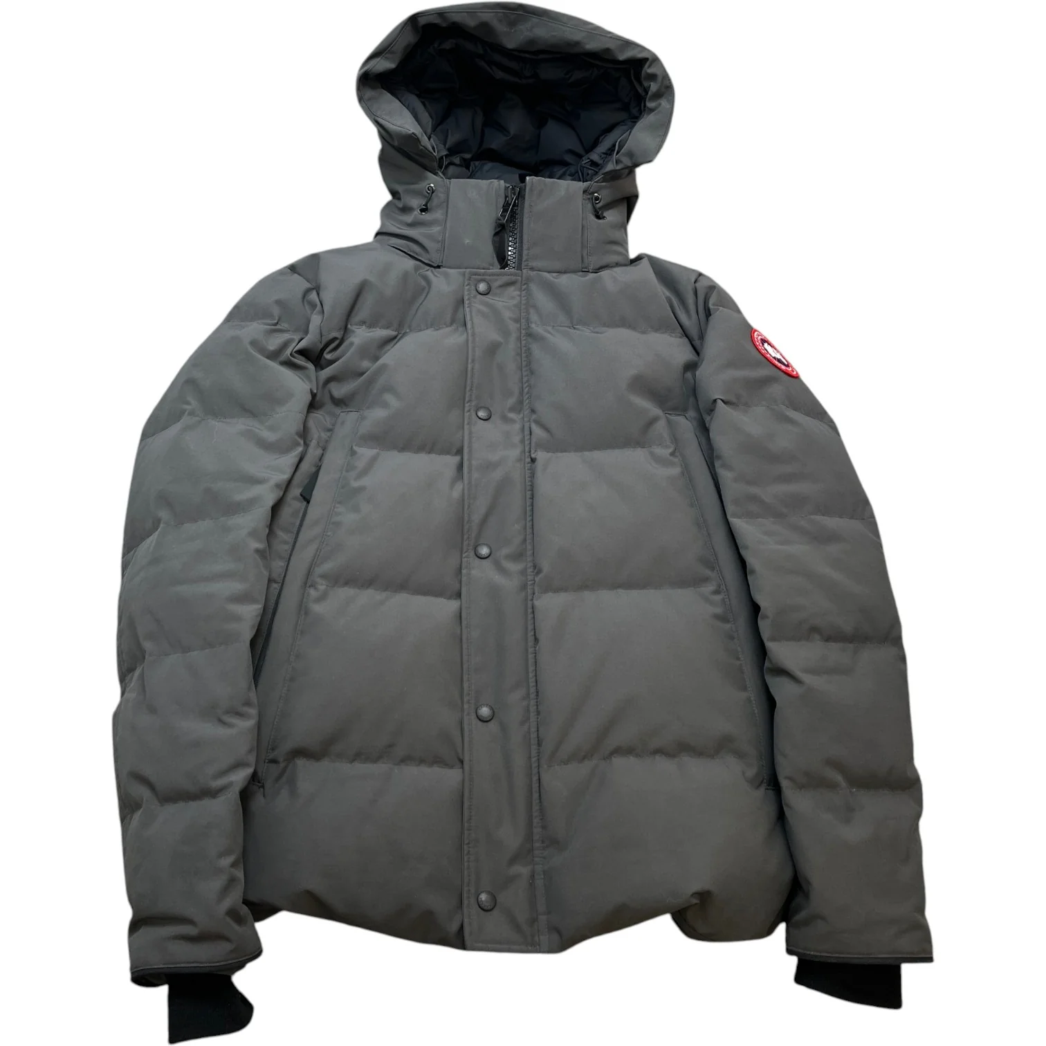 Men's Wyndham Parka Down Jacket Charcoal Size L