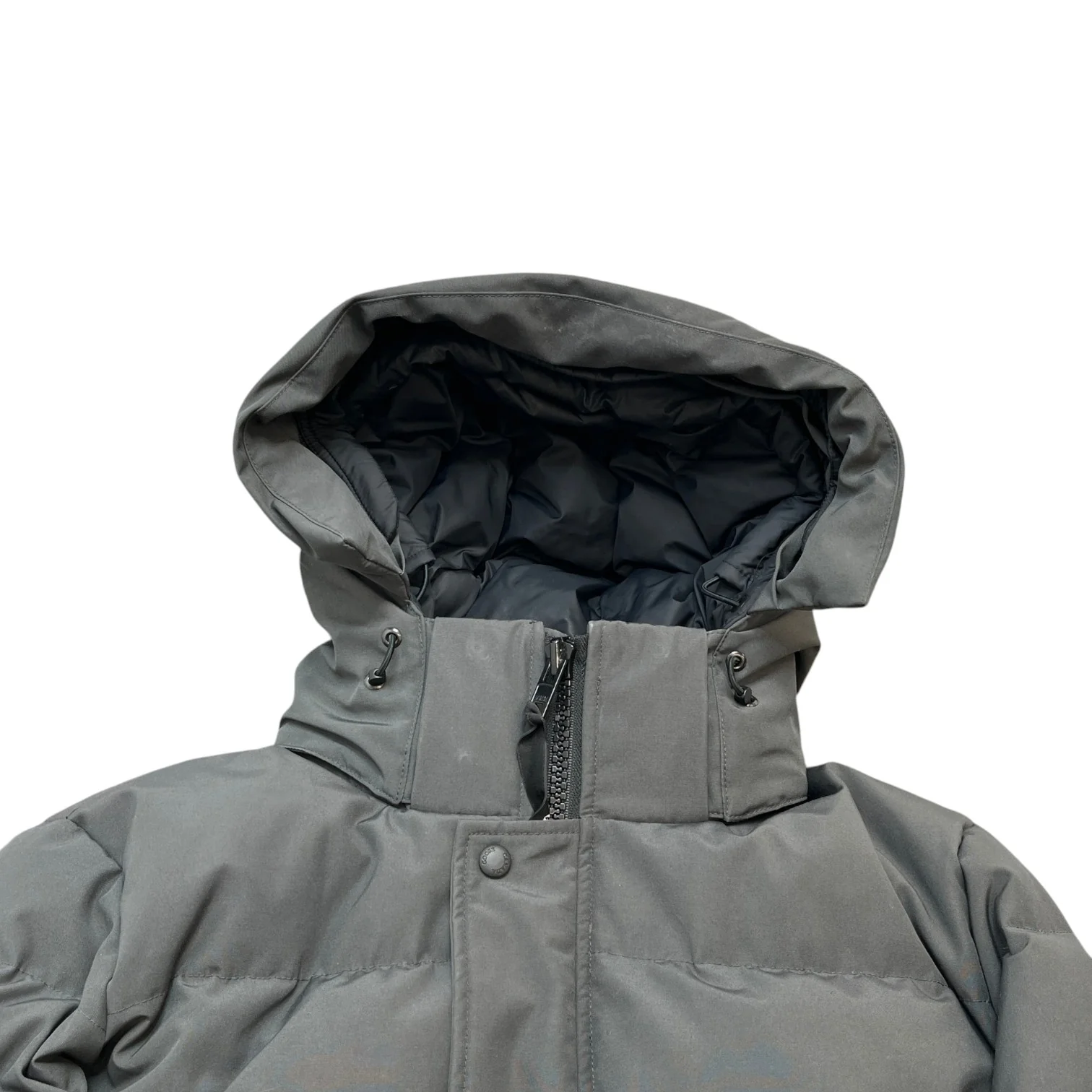 Men's Wyndham Parka Down Jacket Charcoal Size L - Image 5