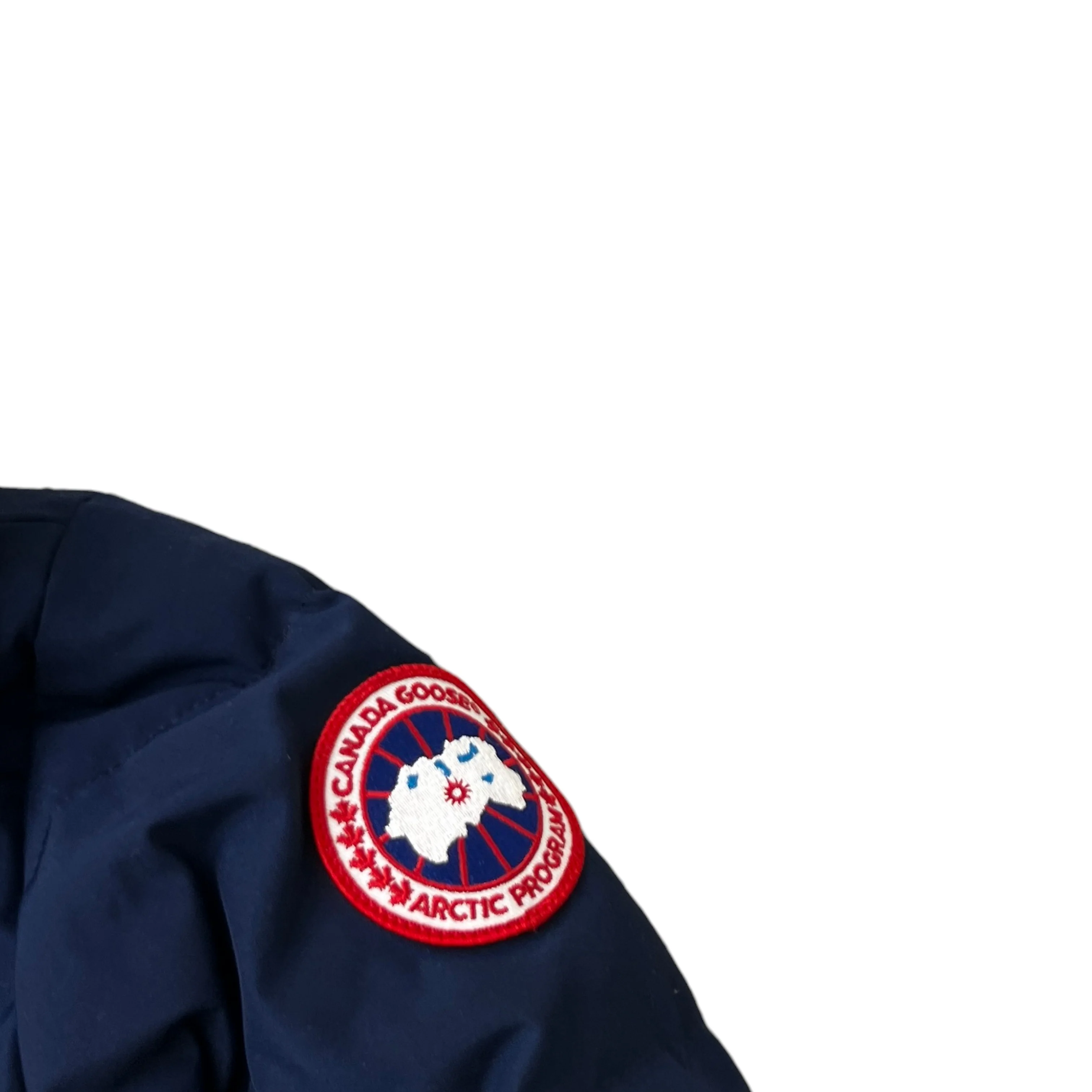 Men's Wyndham Parka Down Jacket Navy Size M - Image 5