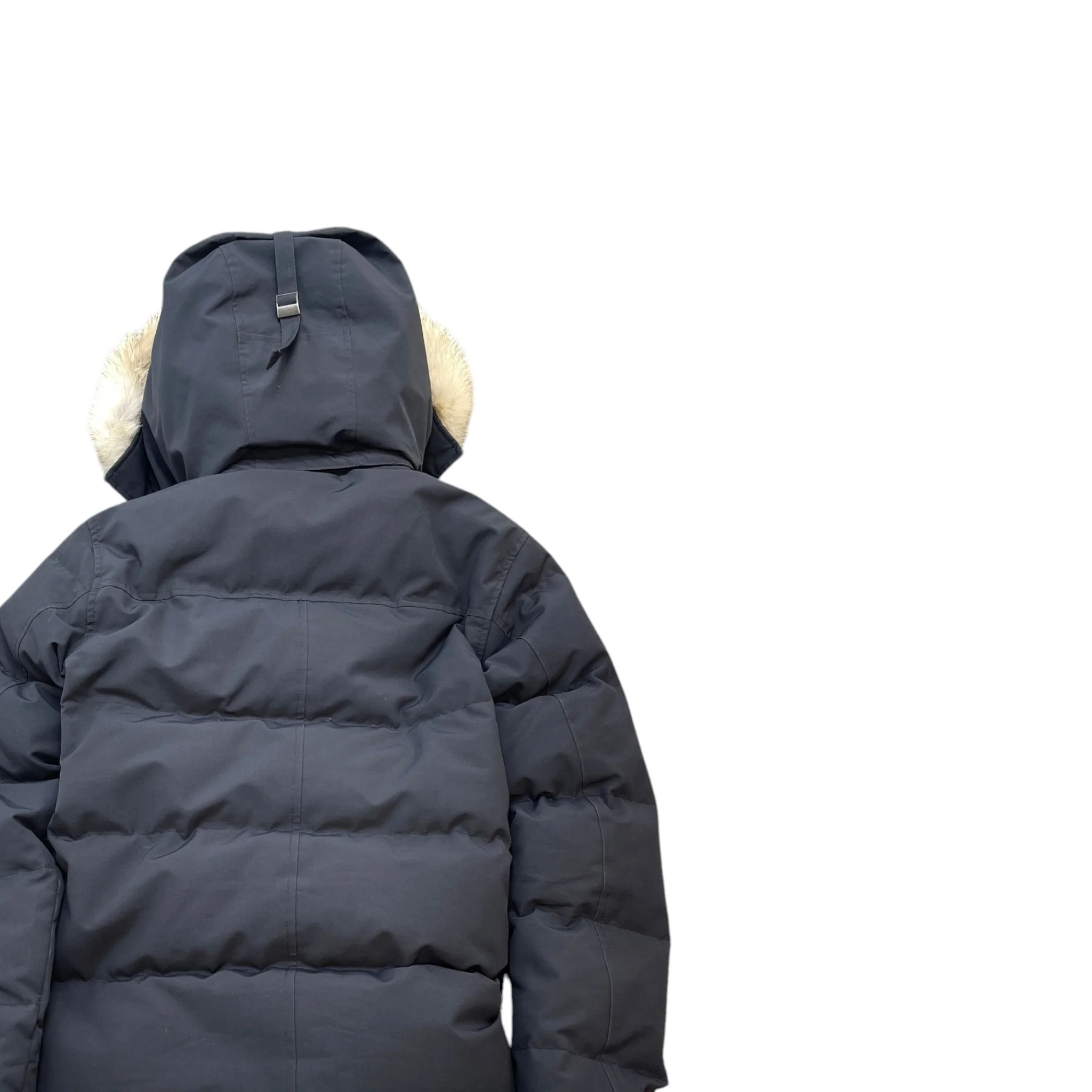 Men's Wyndham Parka Down Jacket Navy Size M - Image 4