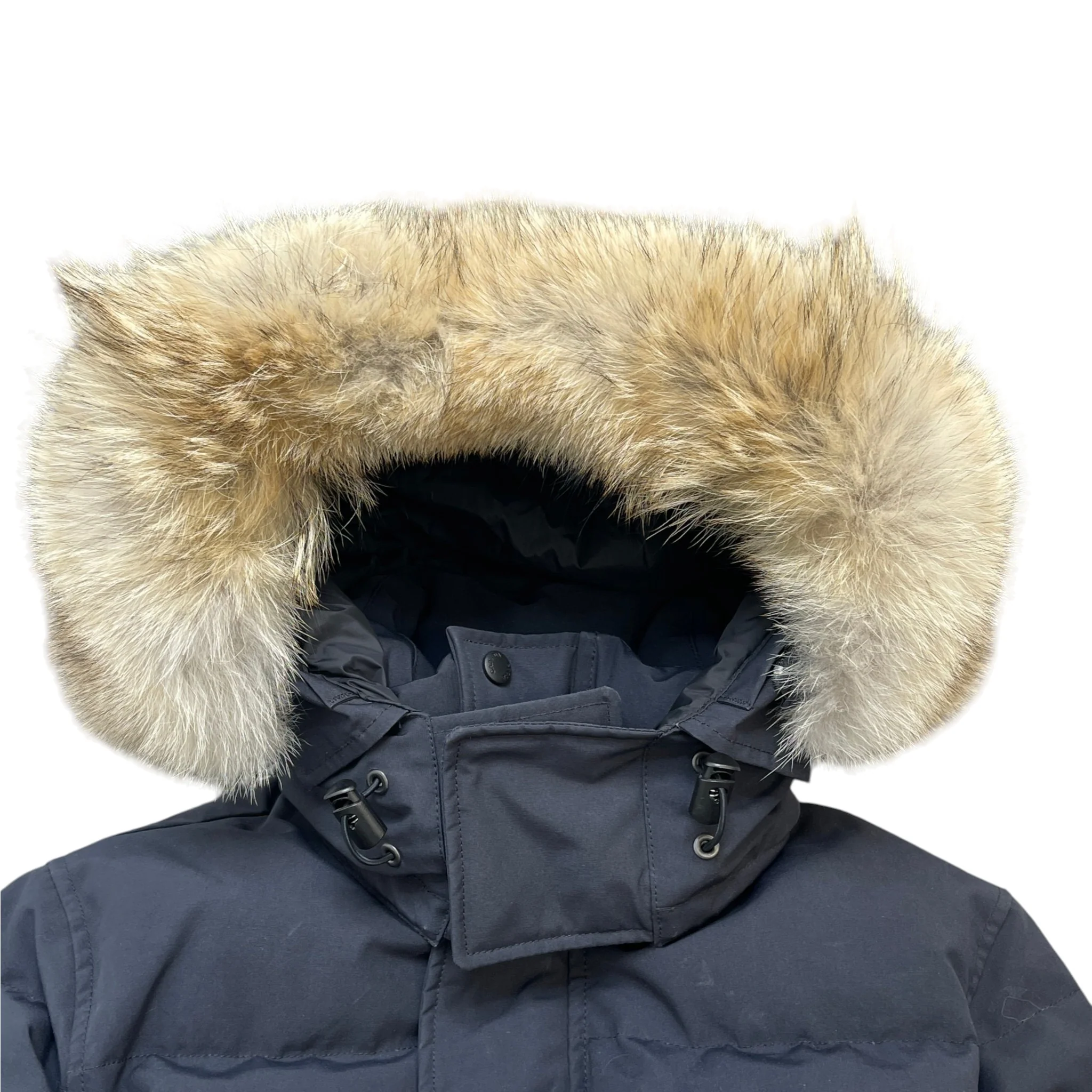 Men's Wyndham Parka Down Jacket Navy Size M - Image 6
