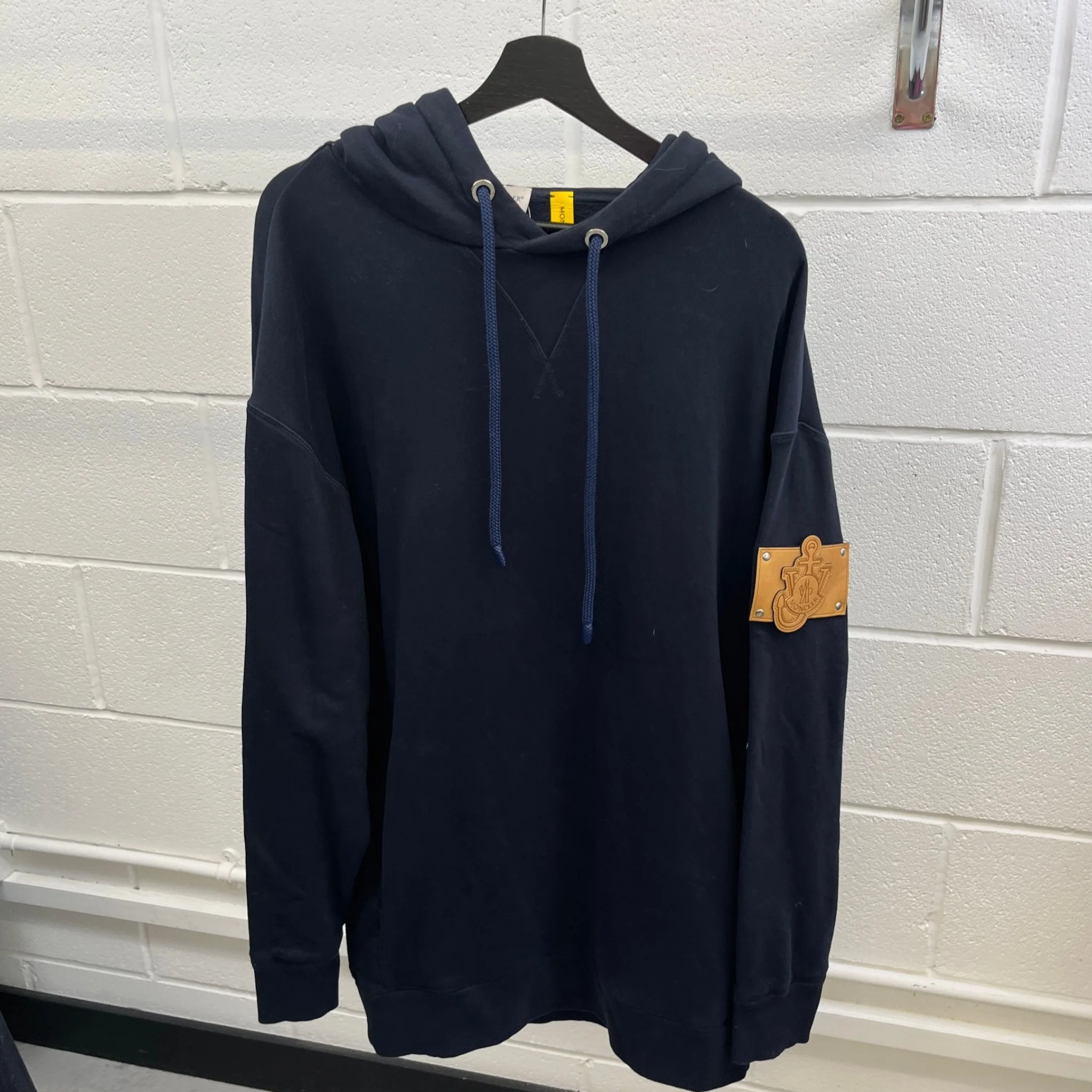 Men's X Jw Anderson Hoodie Navy Size S - Image 11
