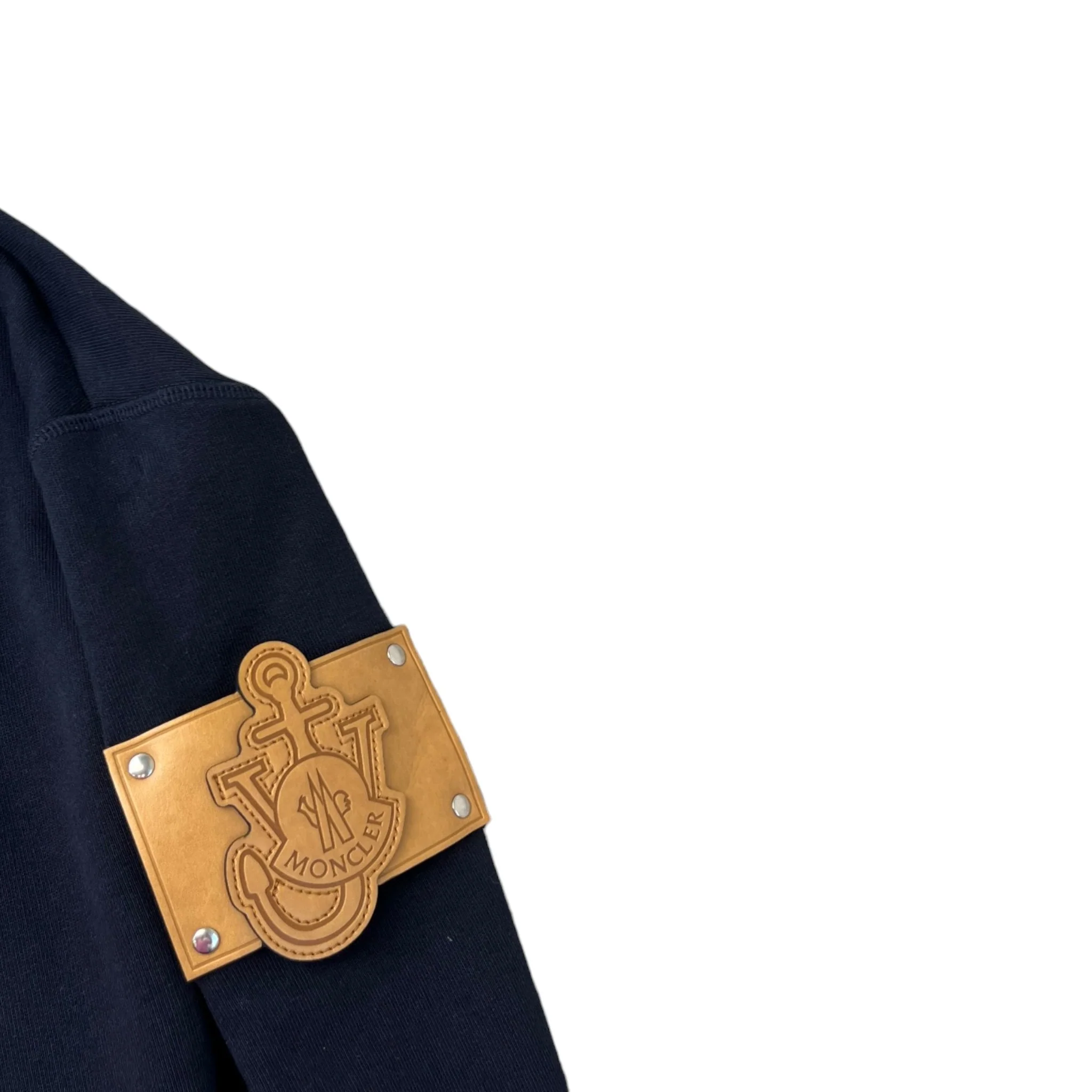 Men's X Jw Anderson Hoodie Navy Size S - Image 5