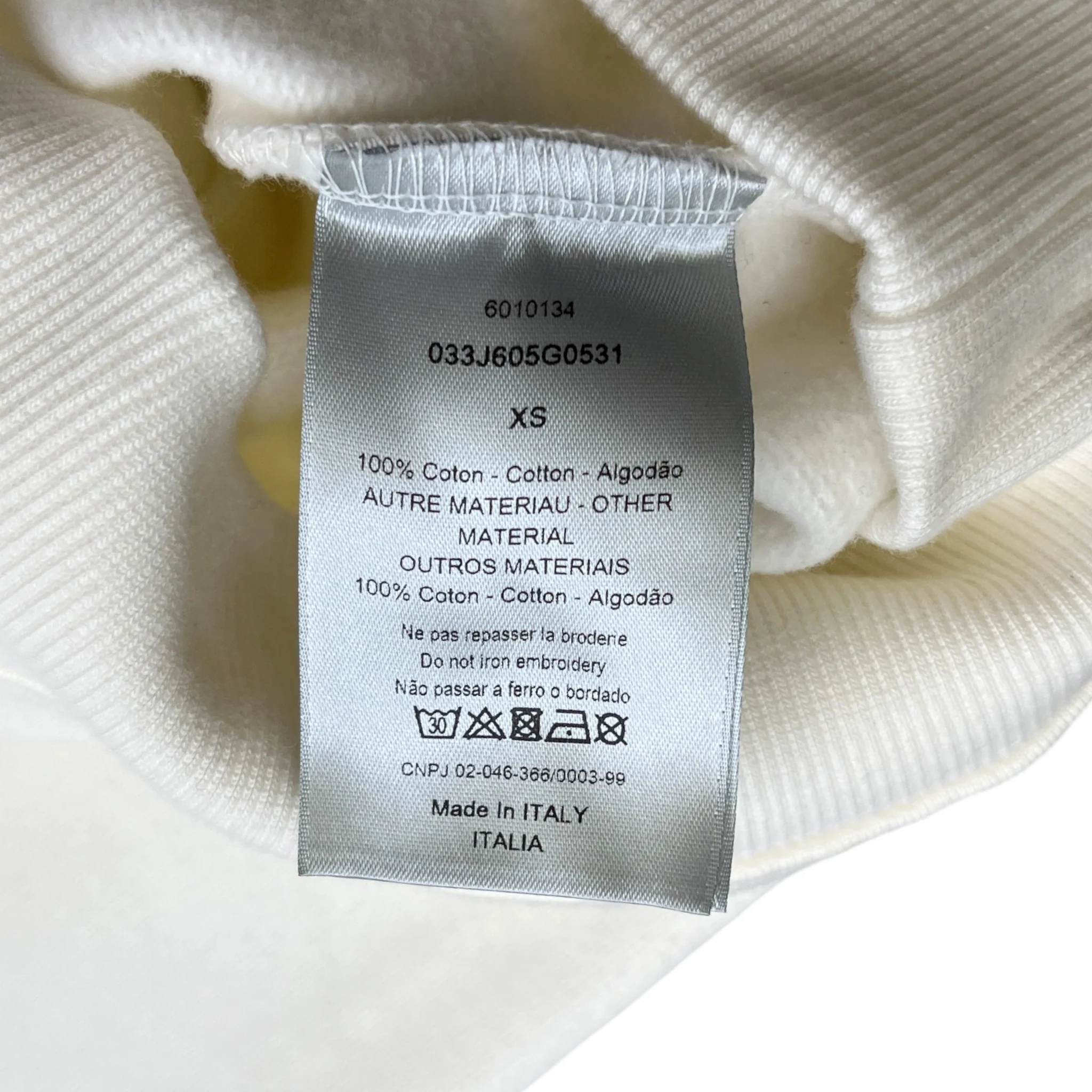 Men's X Kaws Bee Embroidered Hoodie White Size XS - Image 8