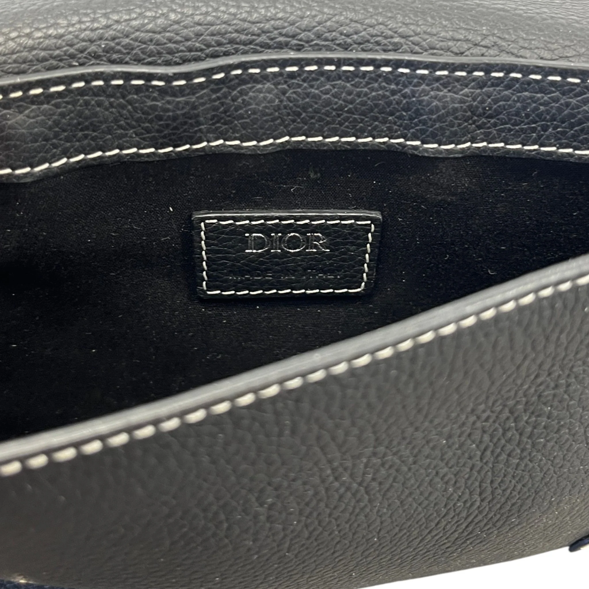 Men's X Kaws Saddle Messenger Bag Black - Image 9