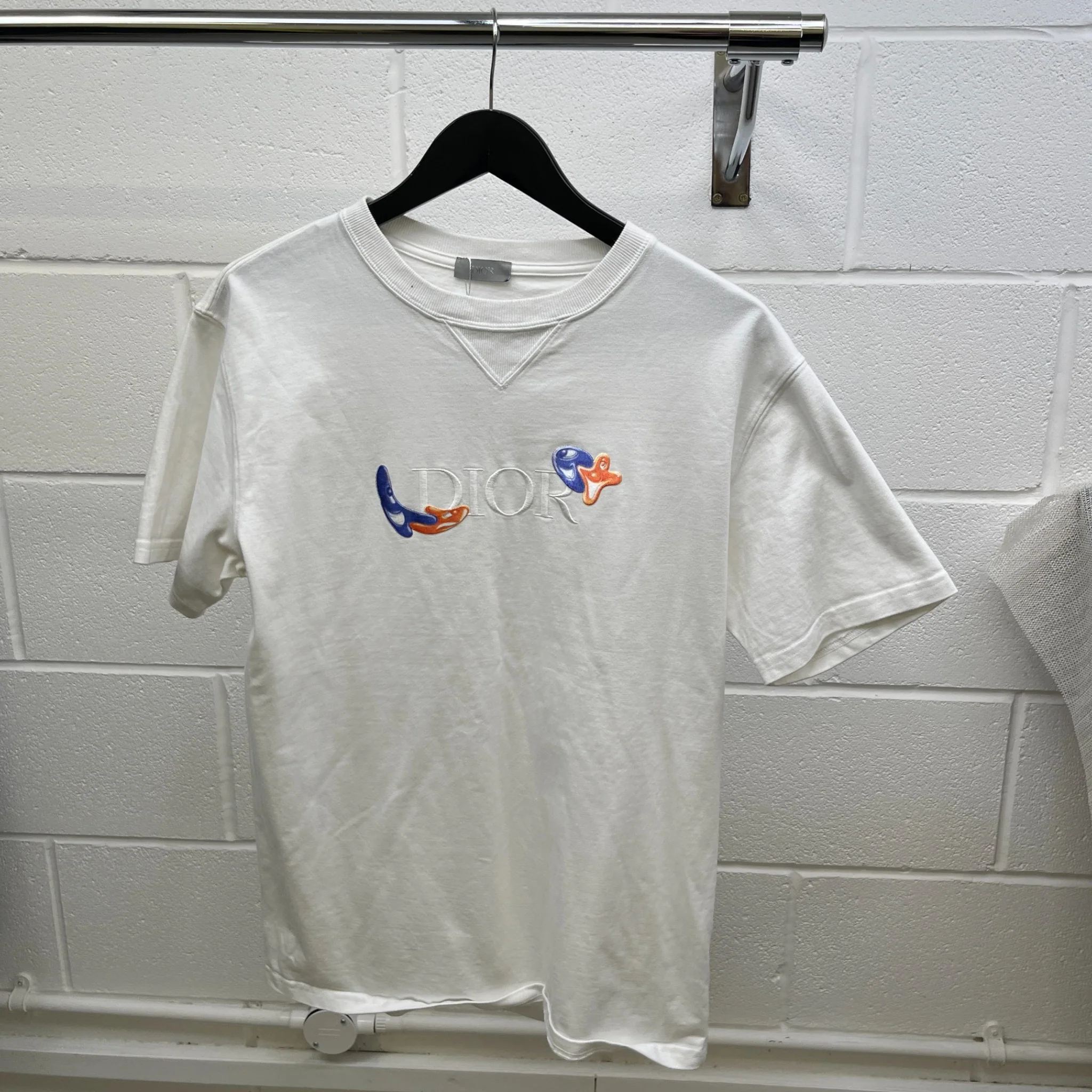 Men's X Kenny Scharf Fw21 Collection T-Shirt White Size M - Image 9
