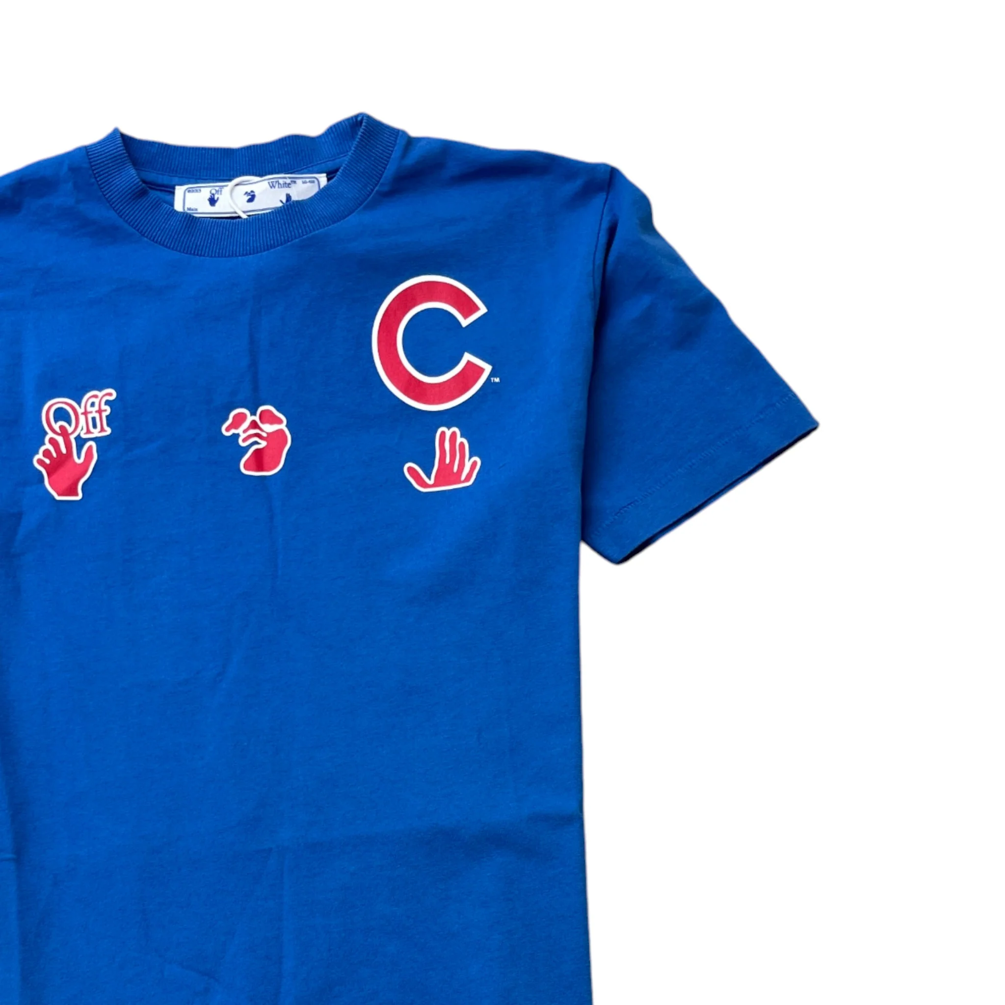 Men's X Mlb Chicago Cubs T-Shirt Blue Size XS - Image 3