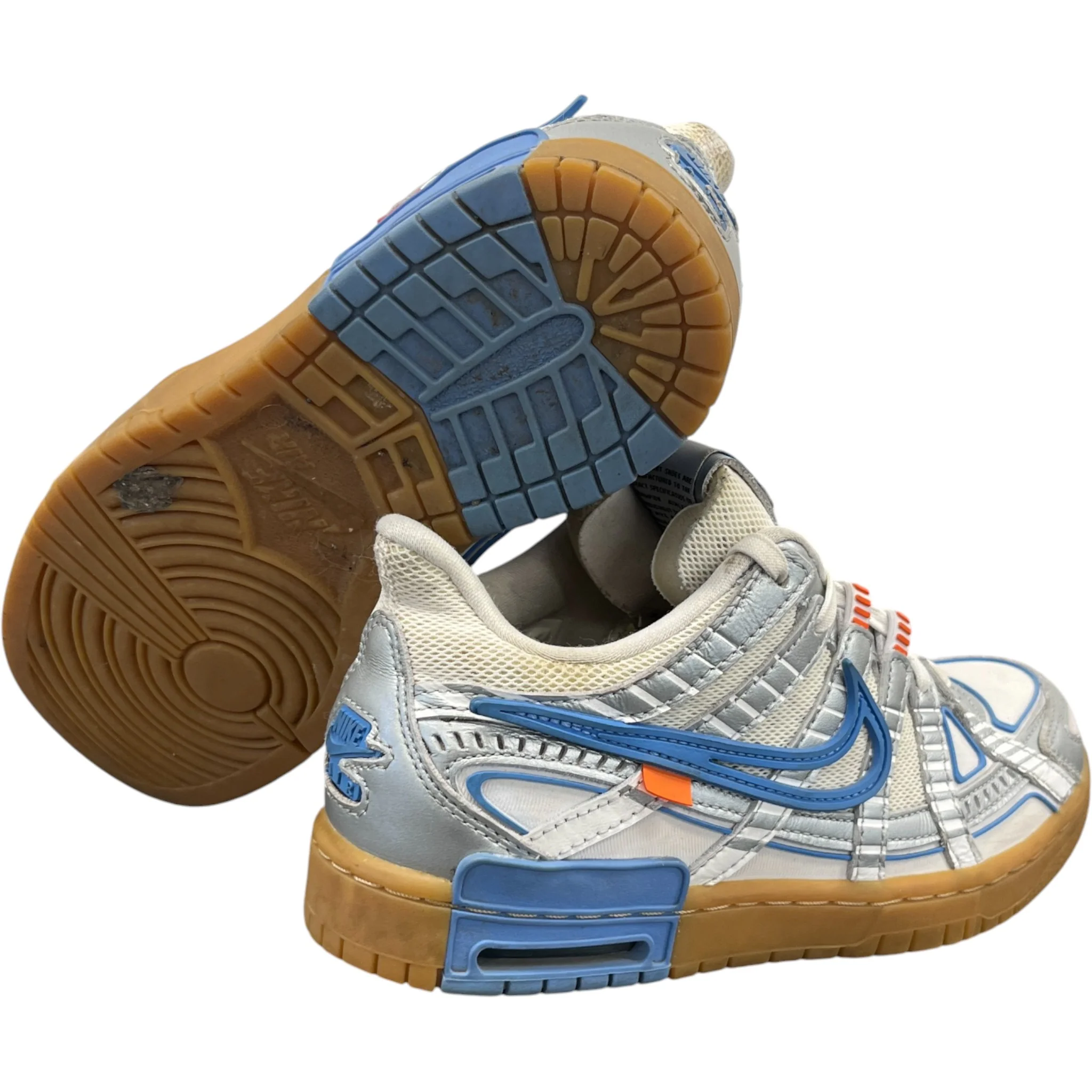 Men's X Nike Air Rubber Dunk Unc Low Trainers Blue Size EU 39 / UK 5 - Image 10