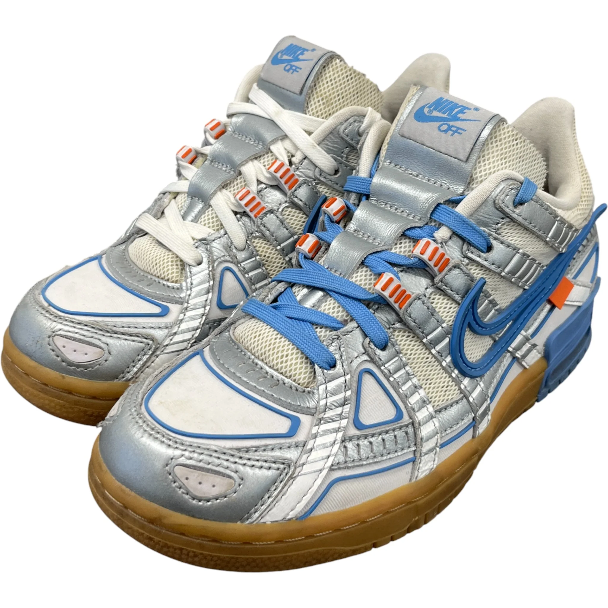 Men's X Nike Air Rubber Dunk Unc Low Trainers Blue Size EU 39 / UK 5 - Image 9