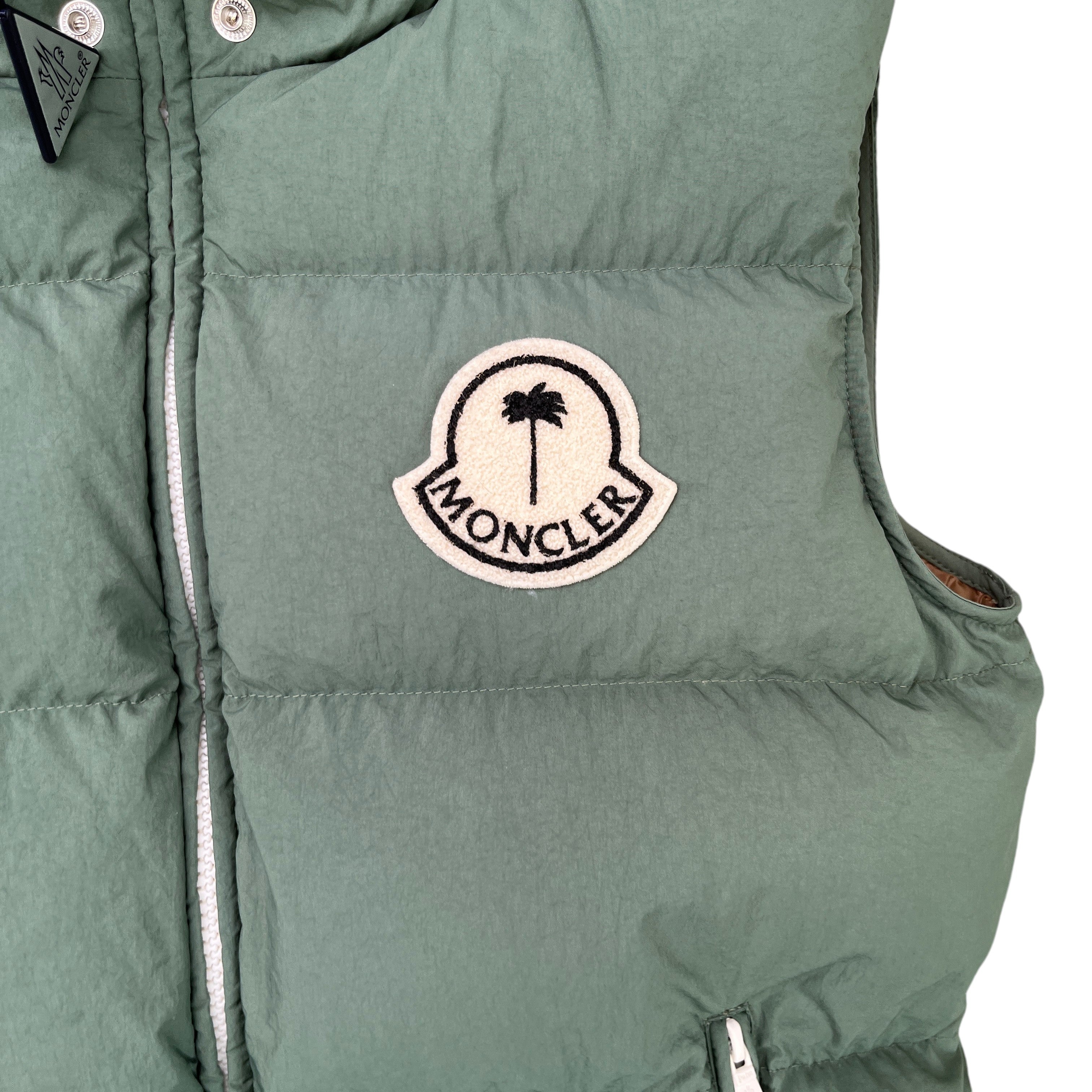 Men's X Palm Angels Rodmar Gilet Green Size Size 00 / XXS - Image 5