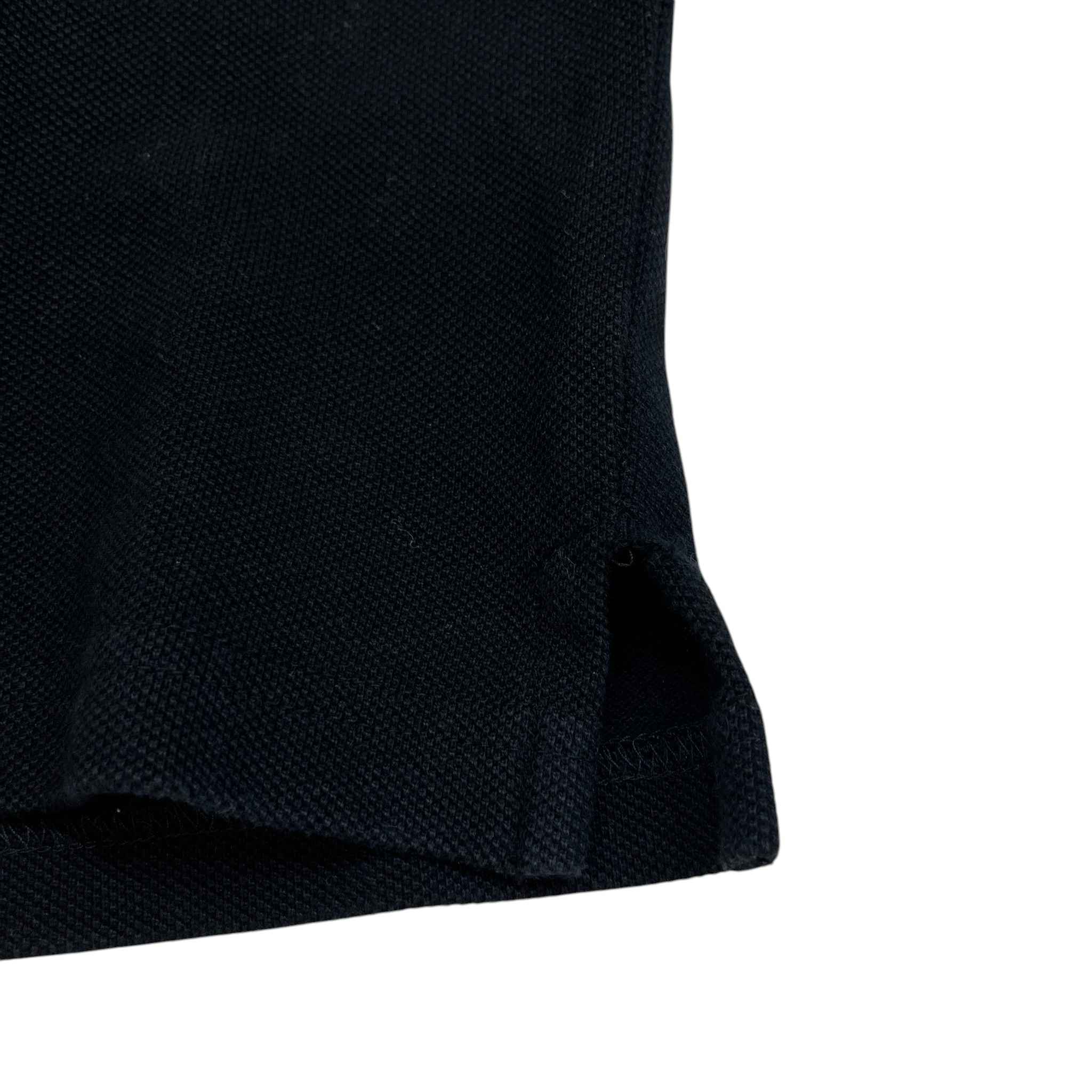 Men's X Shawn Stussy Embroidered Logo Polo Shirt Black Size S - Image 11