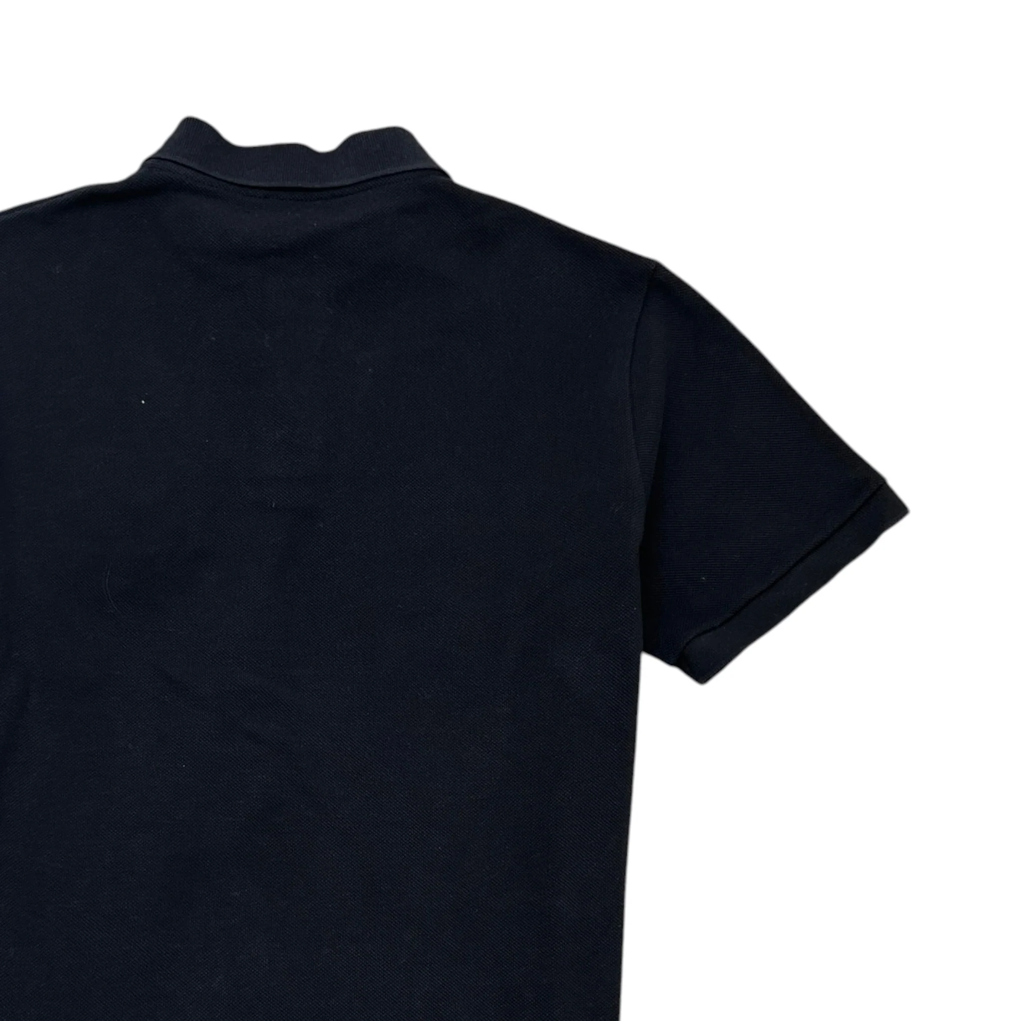 Men's X Shawn Stussy Embroidered Logo Polo Shirt Black Size S - Image 4