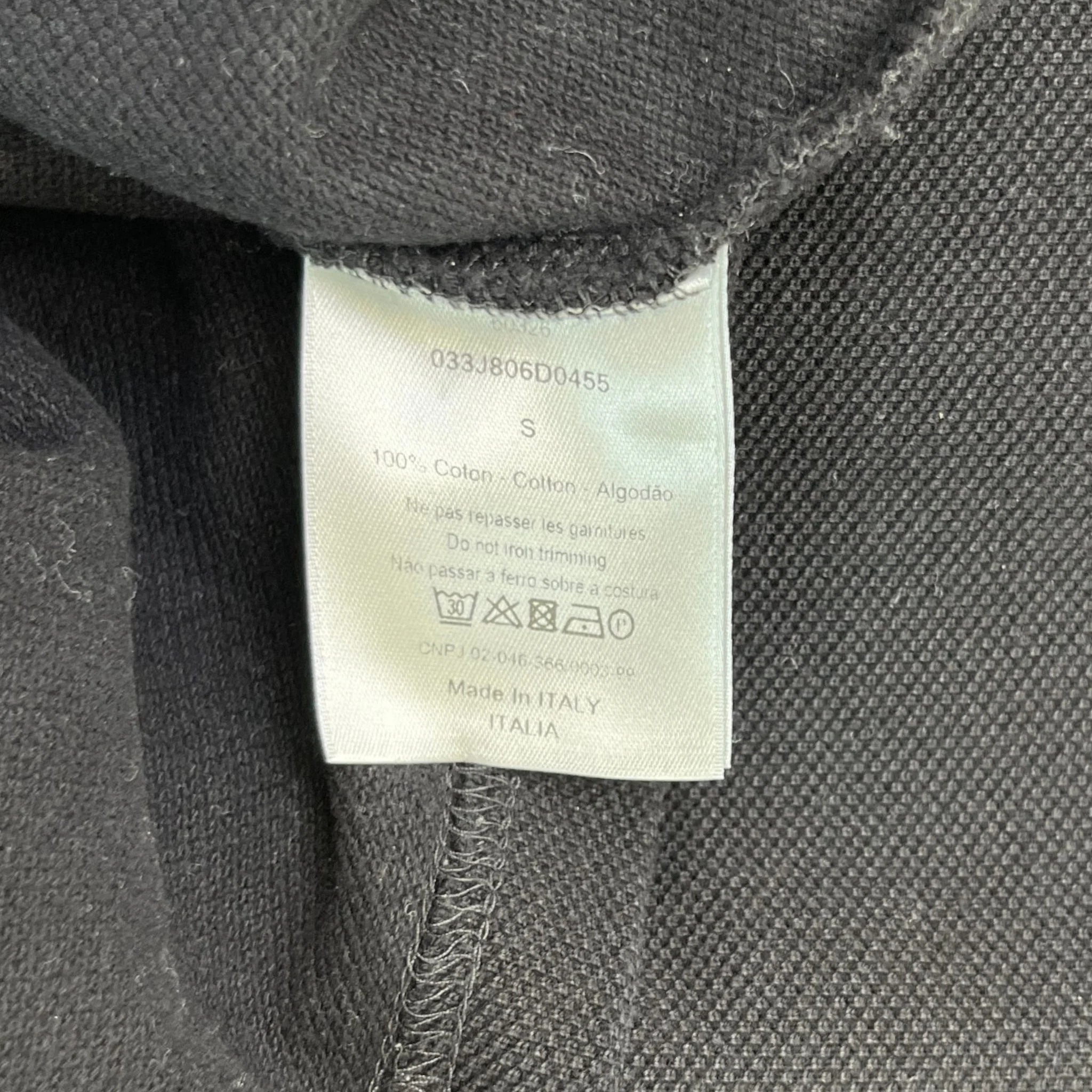 Men's X Shawn Stussy Embroidered Logo Polo Shirt Black Size S - Image 8