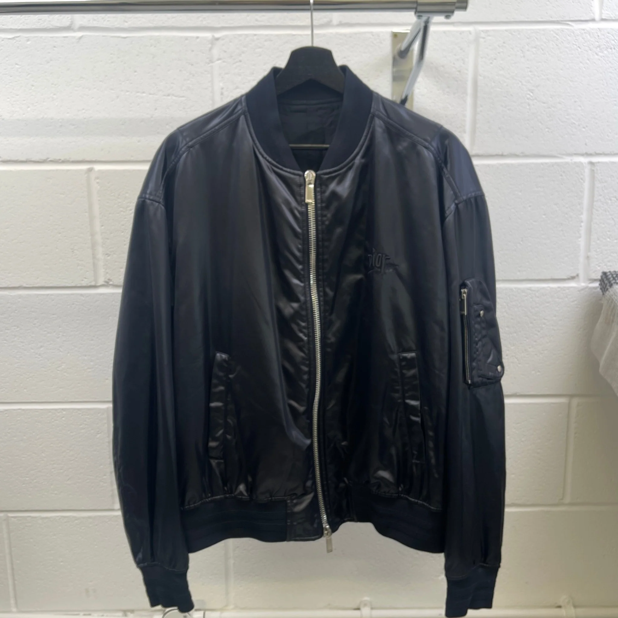 Men's X Stussy Embroidered Bomber Jacket Black Size IT 54 / XXL - Image 14