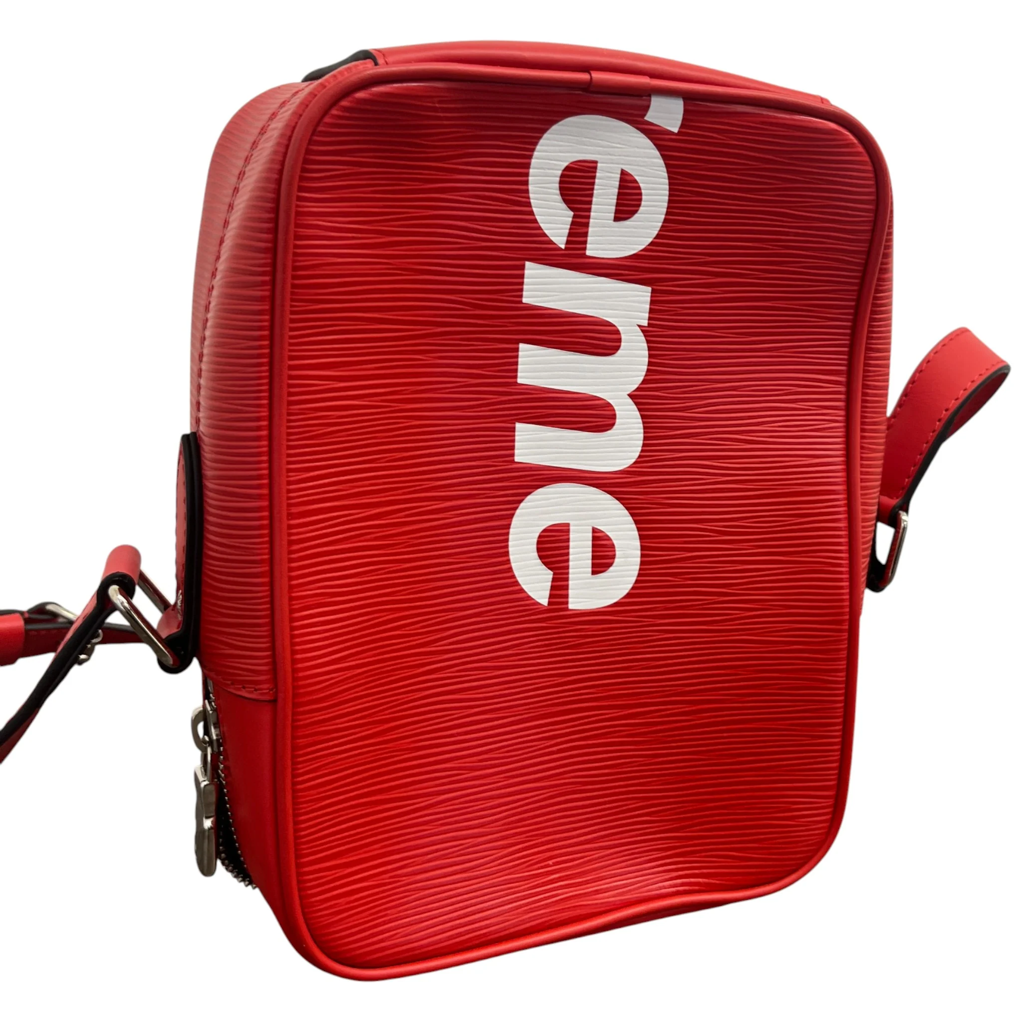 Men's X Supreme Danube Pm Epi Bag Red - Image 8