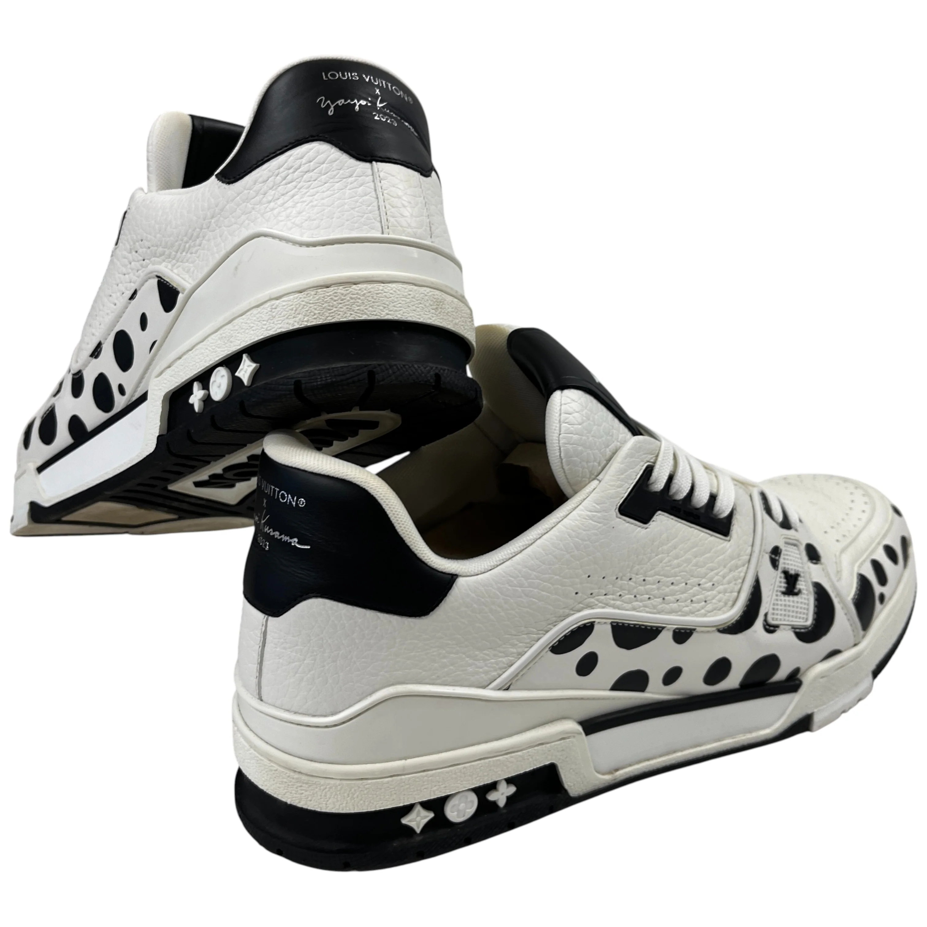 Men's X Yayoi Kusama Lv Low Trainers White Size EU 45 / UK 11 - Image 10
