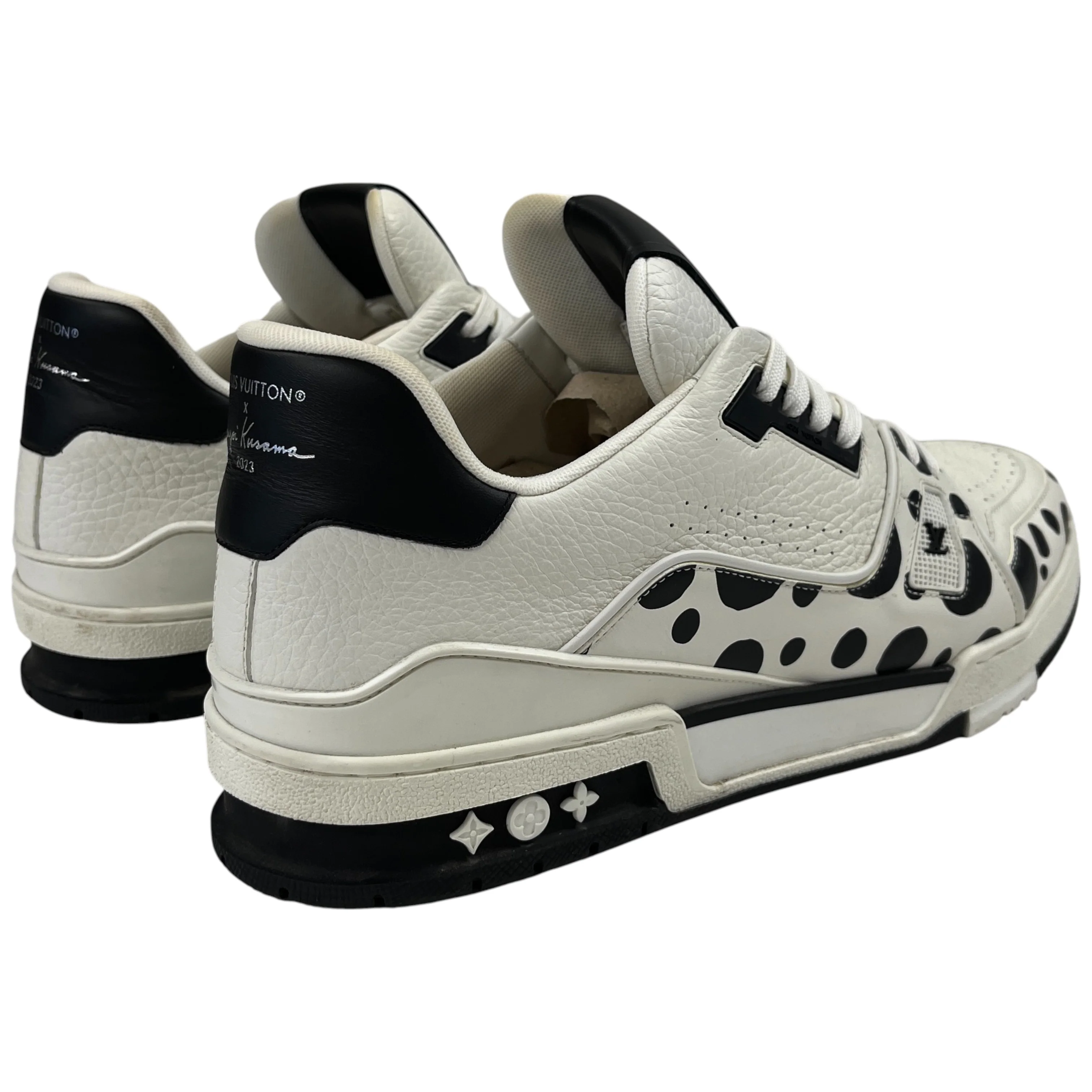 Men's X Yayoi Kusama Lv Low Trainers White Size EU 45 / UK 11 - Image 9