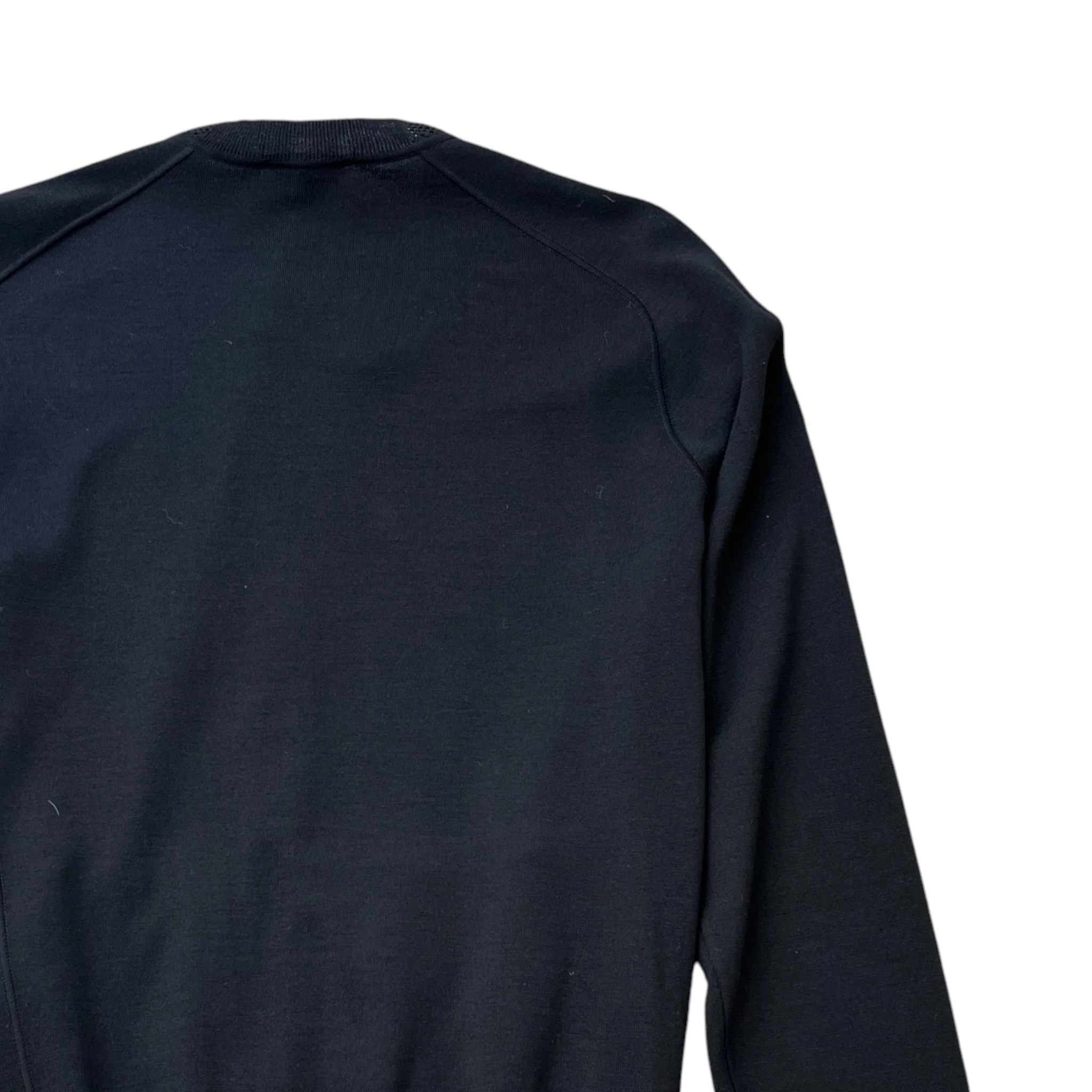 Men's Zip Up Cardigan Black Size L - Image 4