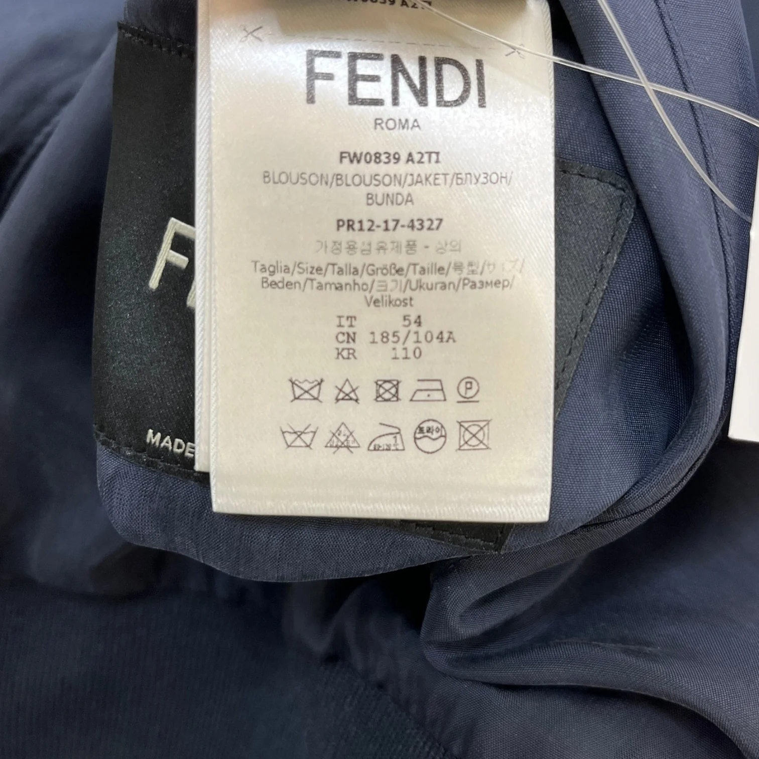 Men's Zucca Ff Reversable Jacket Brown Size IT 54 / XXL - Image 13