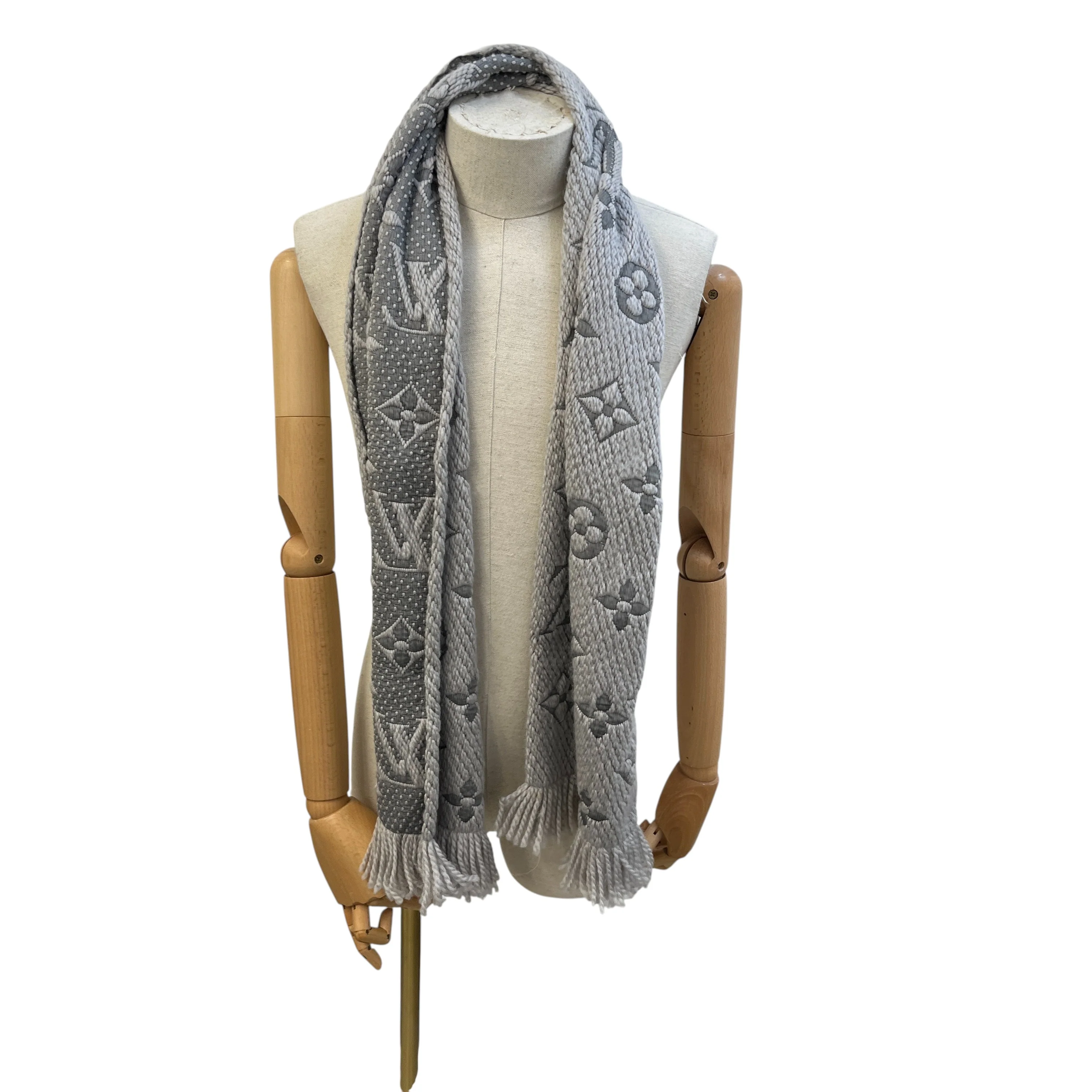 Monogram Logomania Scarf Grey - Image 2