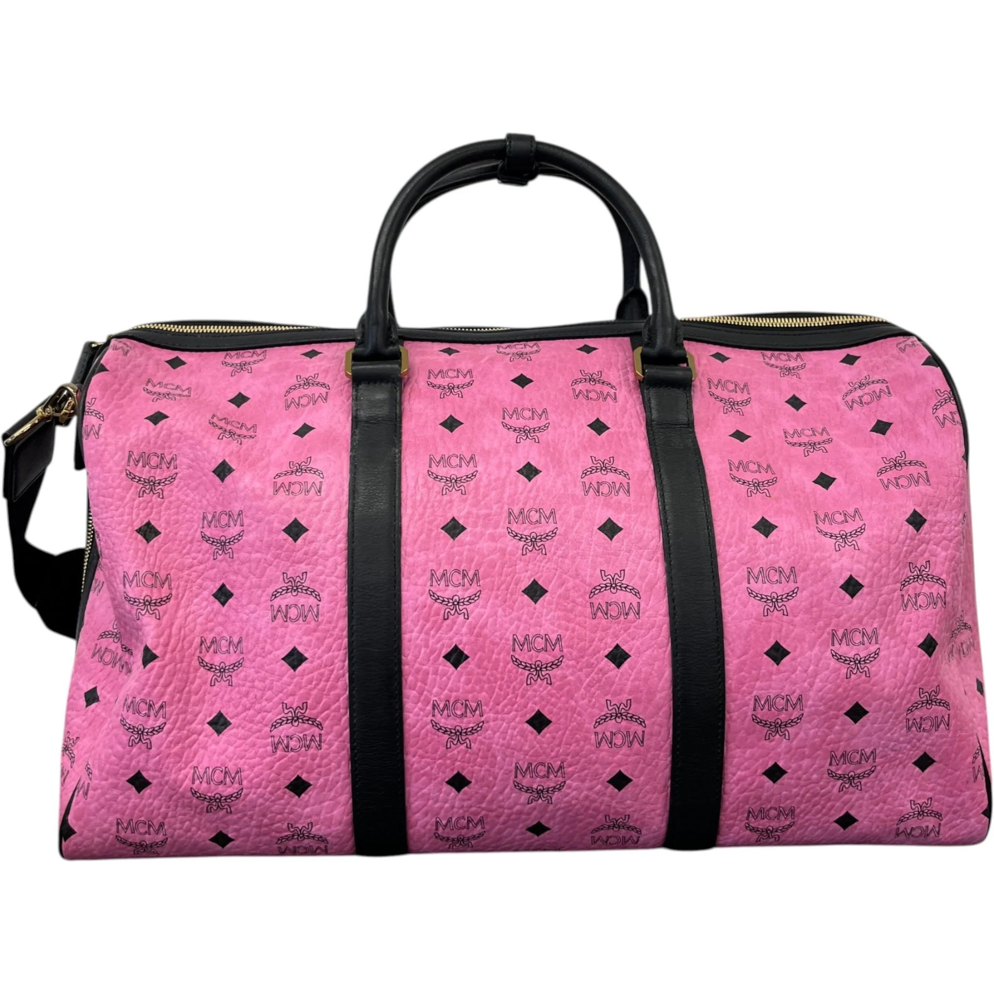 Monogram Viestos Weekender Duffle Bag Pink - Image 3