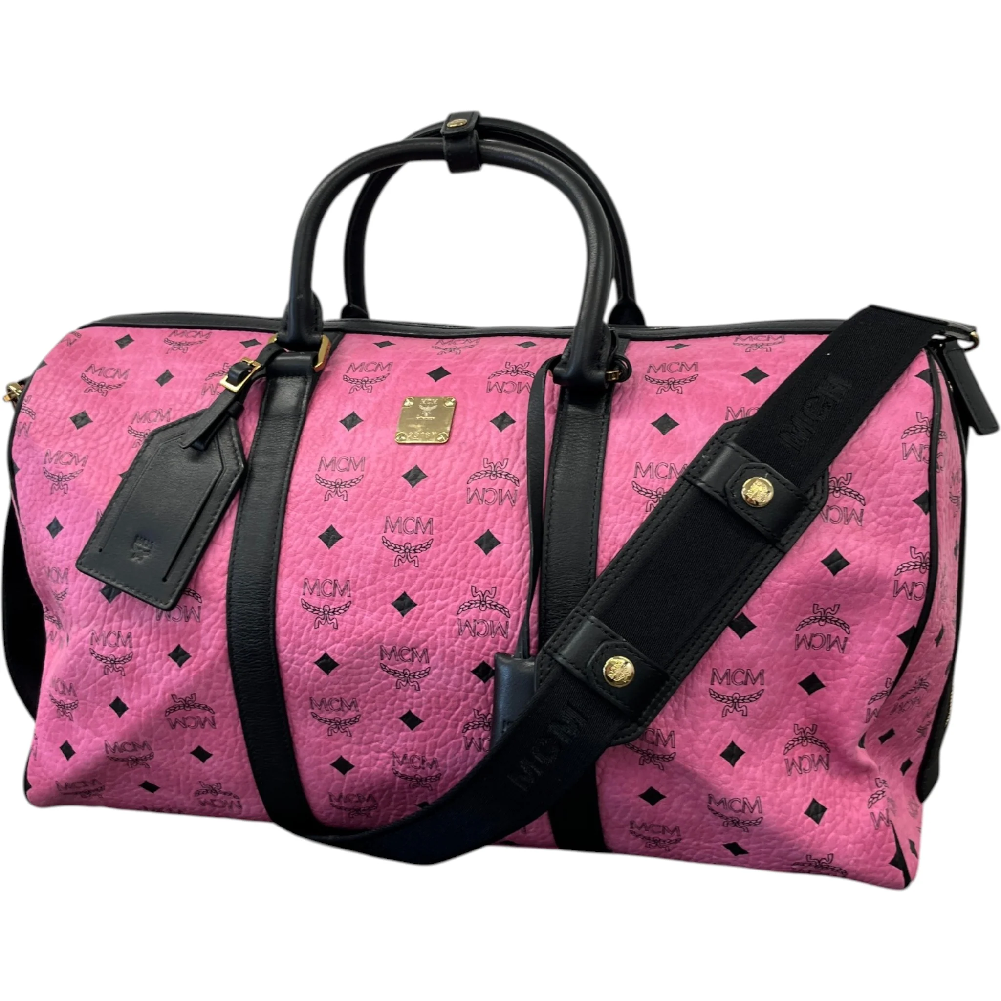 Monogram Viestos Weekender Duffle Bag Pink - Image 5