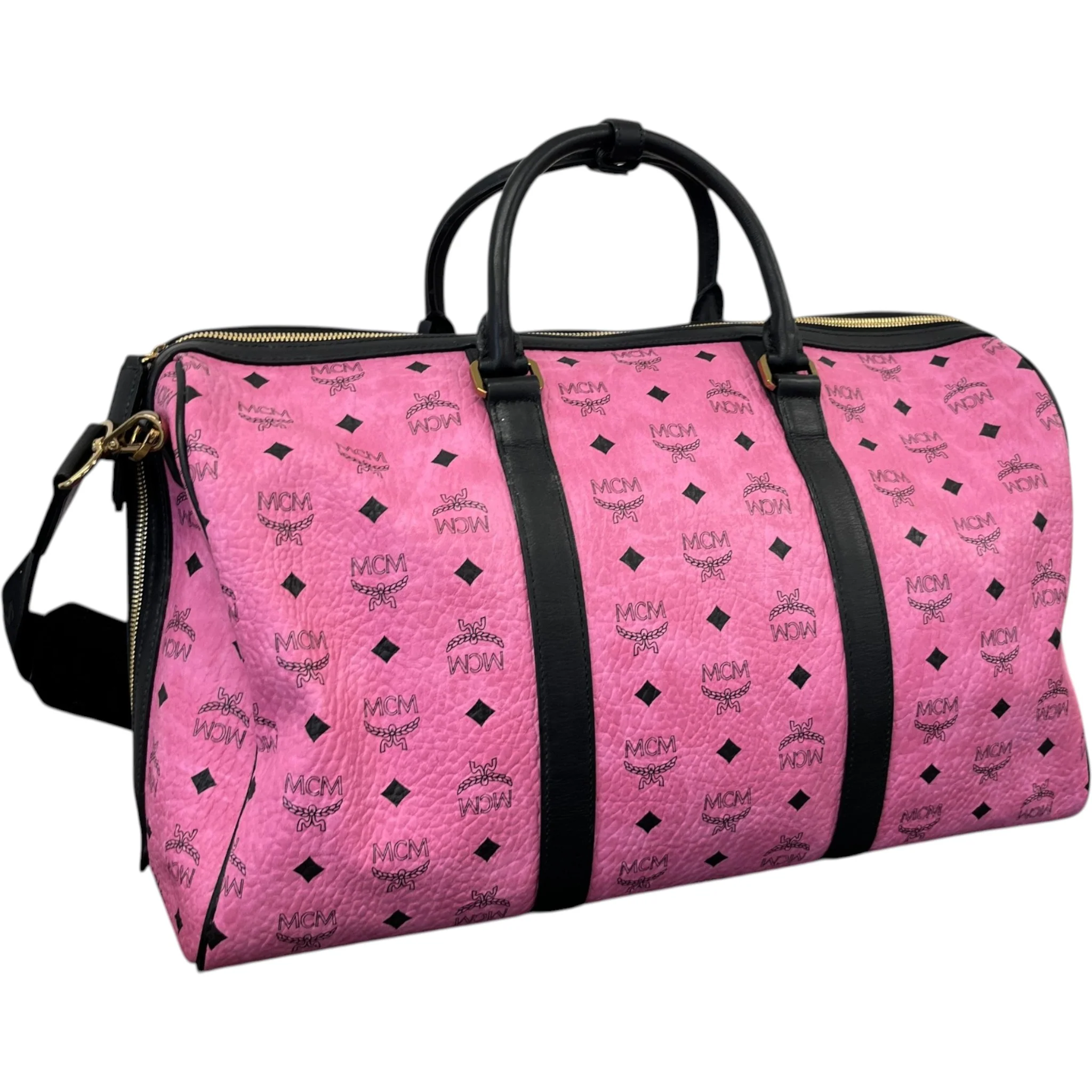 Monogram Viestos Weekender Duffle Bag Pink - Image 8