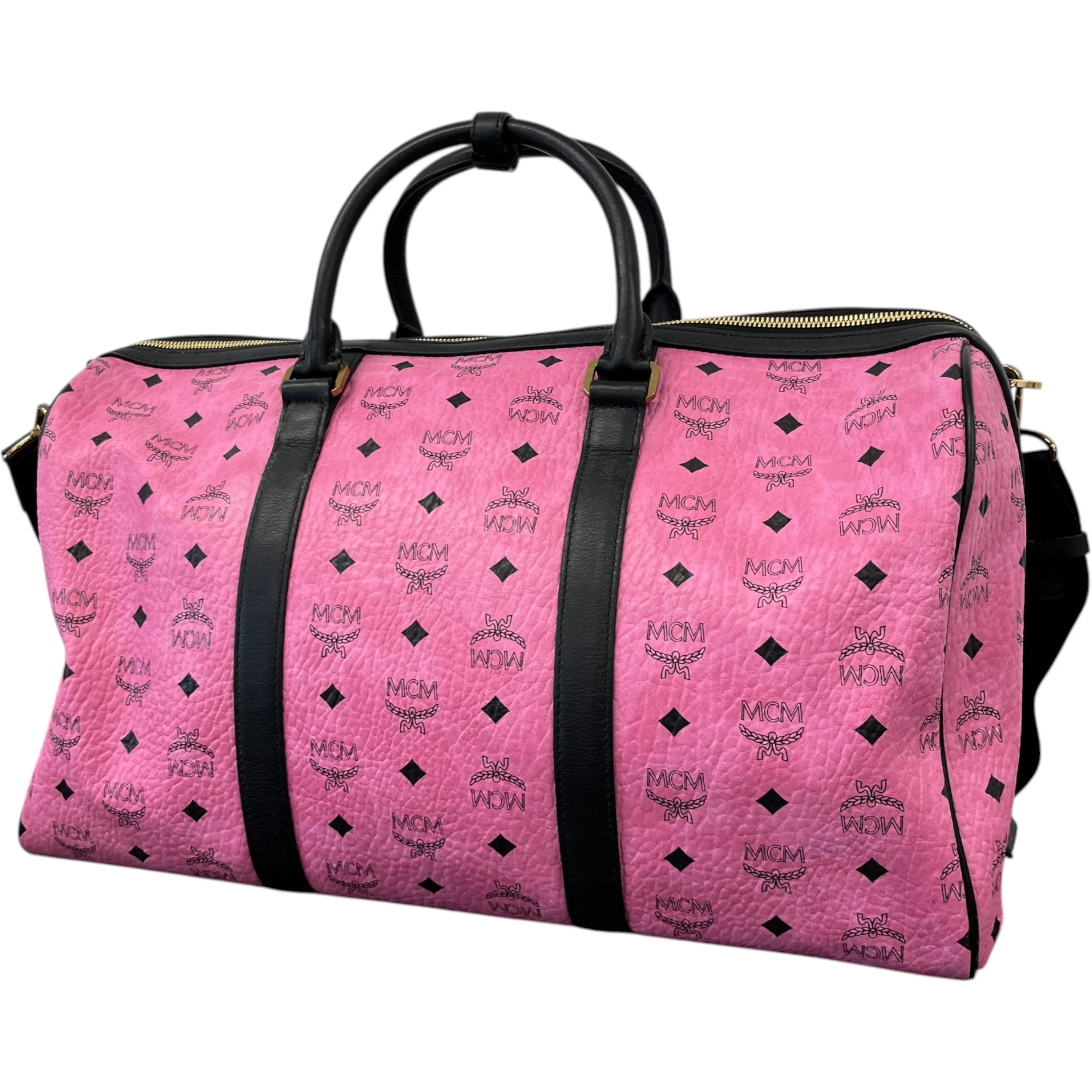 Monogram Viestos Weekender Duffle Bag Pink - Image 9