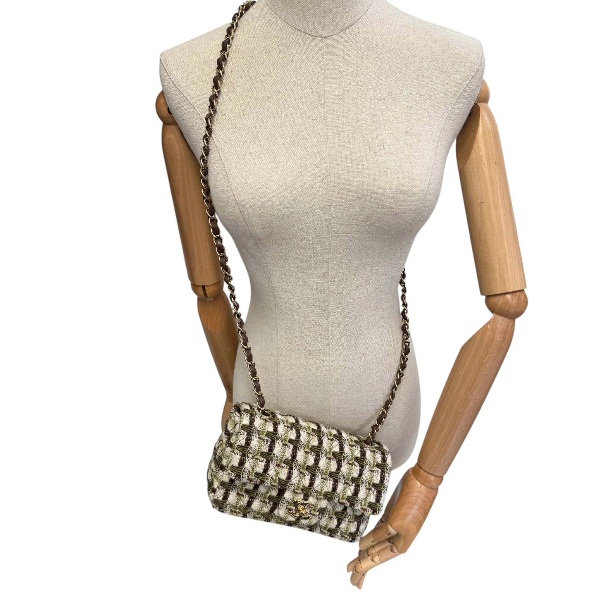 Women's 11.12 Mini Double Flap Bag Brown - Image 2