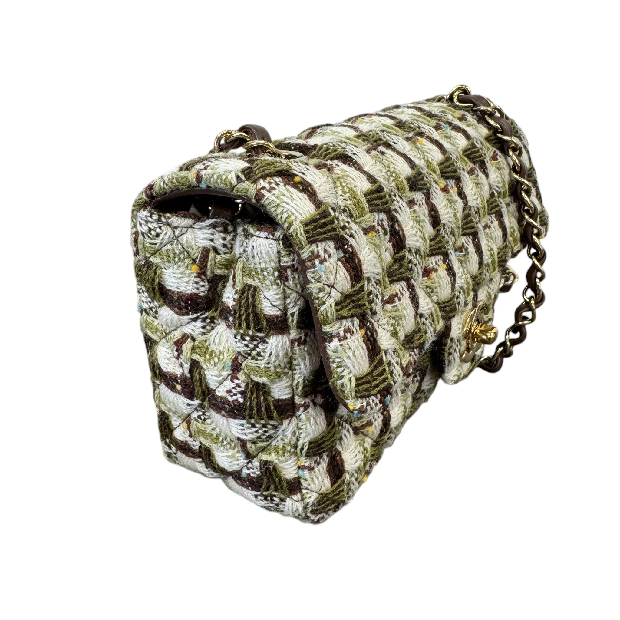 Women's 11.12 Mini Double Flap Bag Brown - Image 4