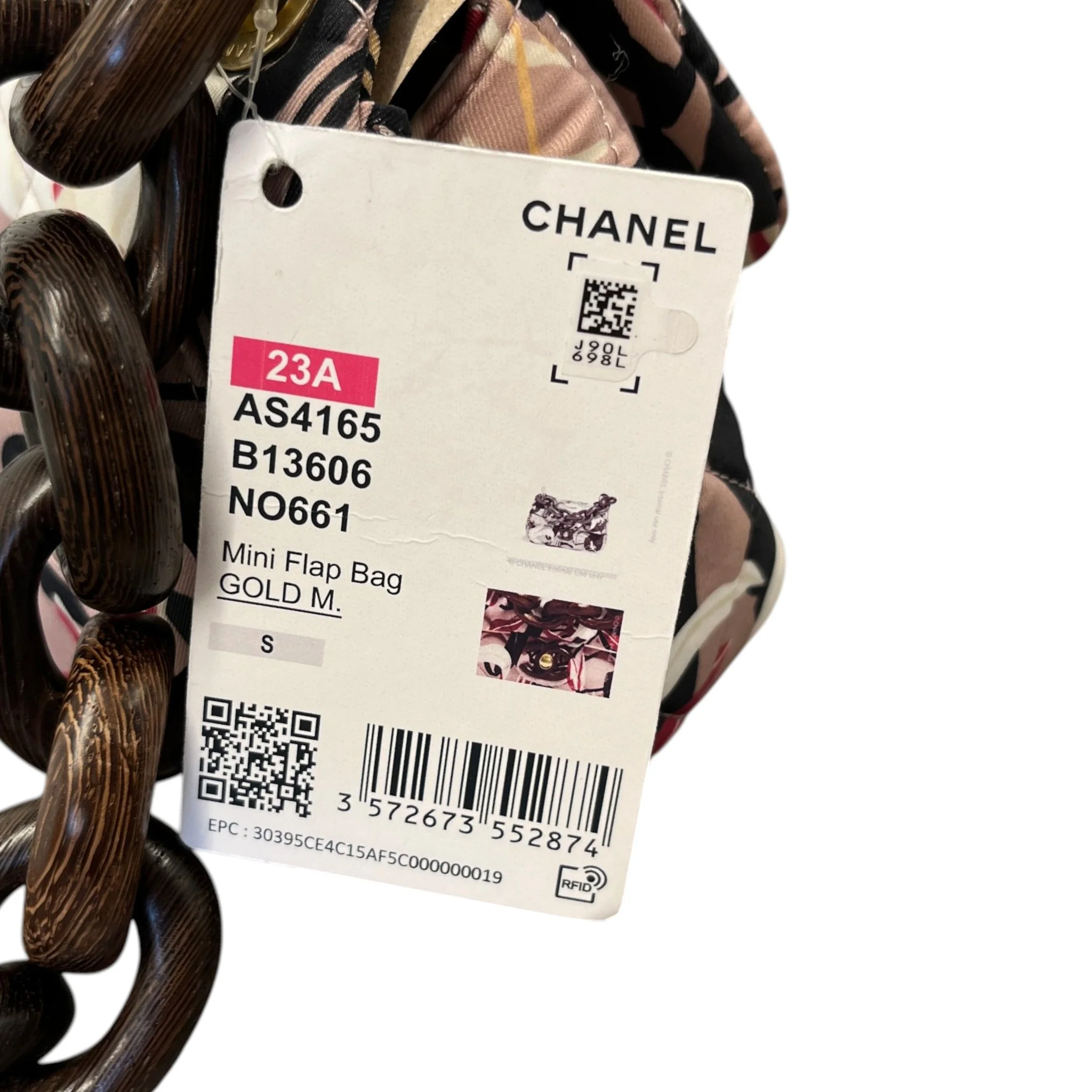 Women's 2023 Wenge Wood Chain Mini Flap Bag Brown - Image 17