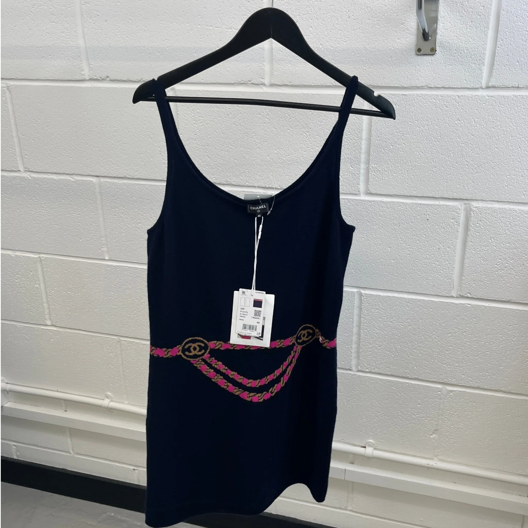 Women's 23N Dress Top Navy Size L - Image 11