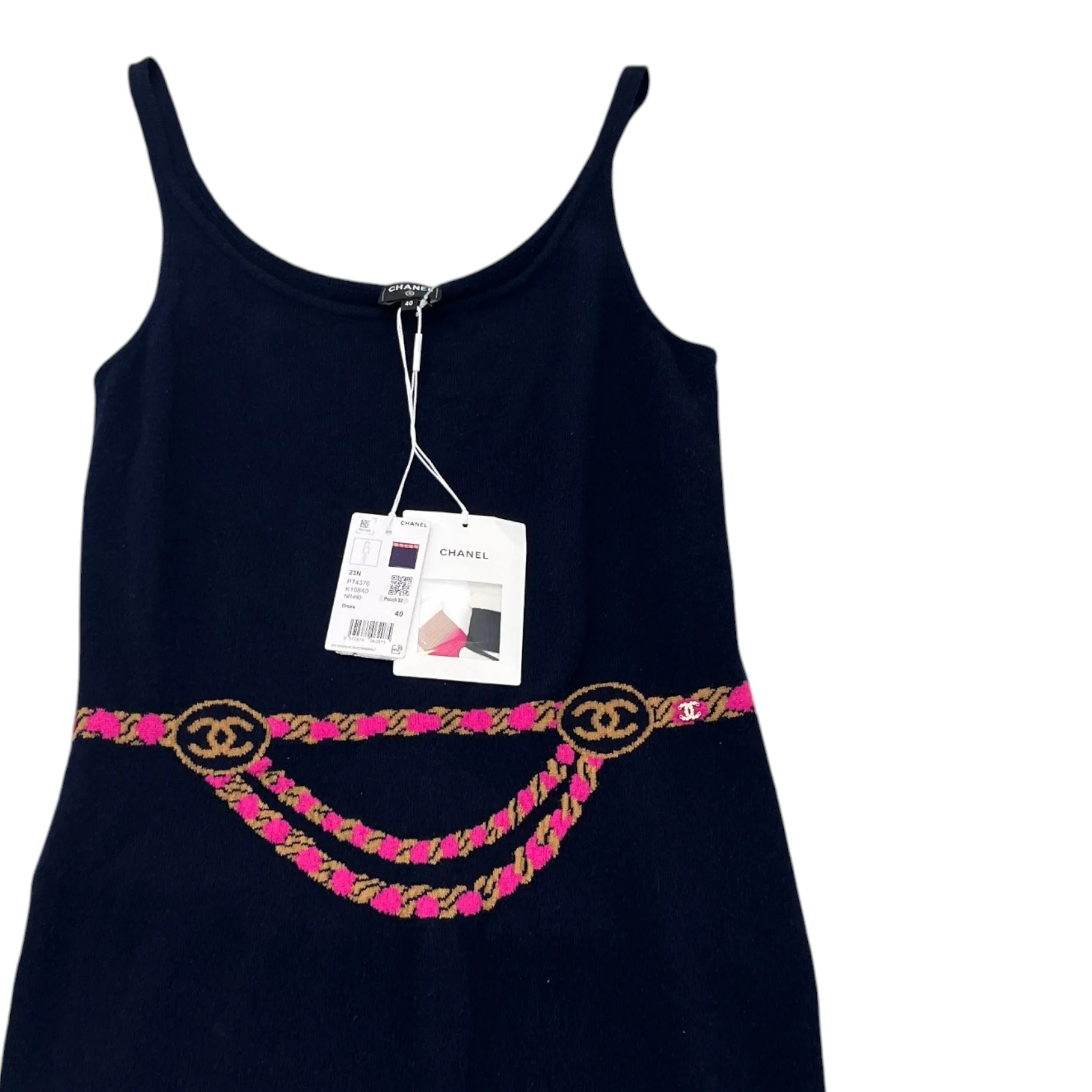 Women's 23N Dress Top Navy Size L - Image 3